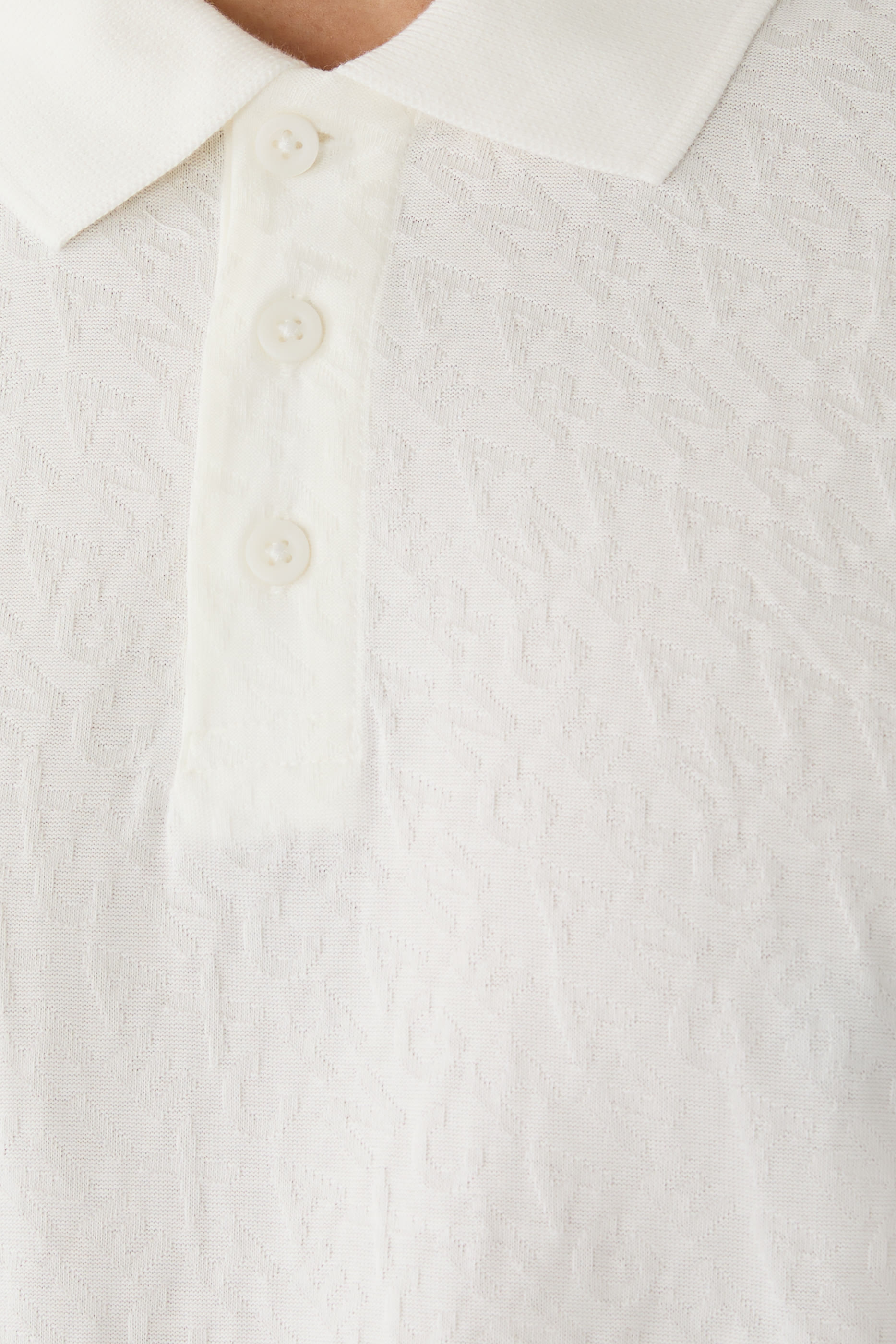 Jacquard Polo Cotton Shirt