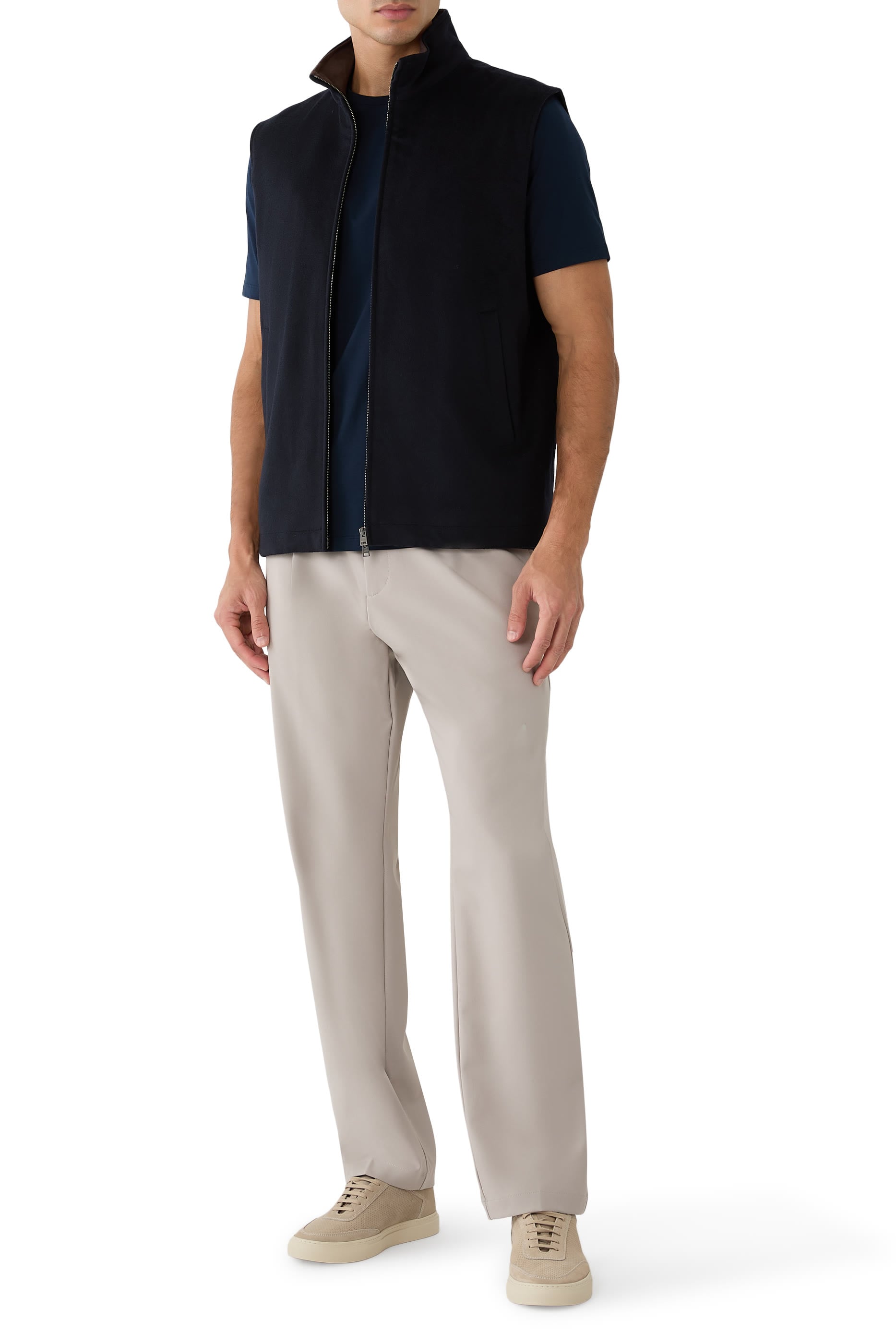Wool and Cashmere-Blend Vest