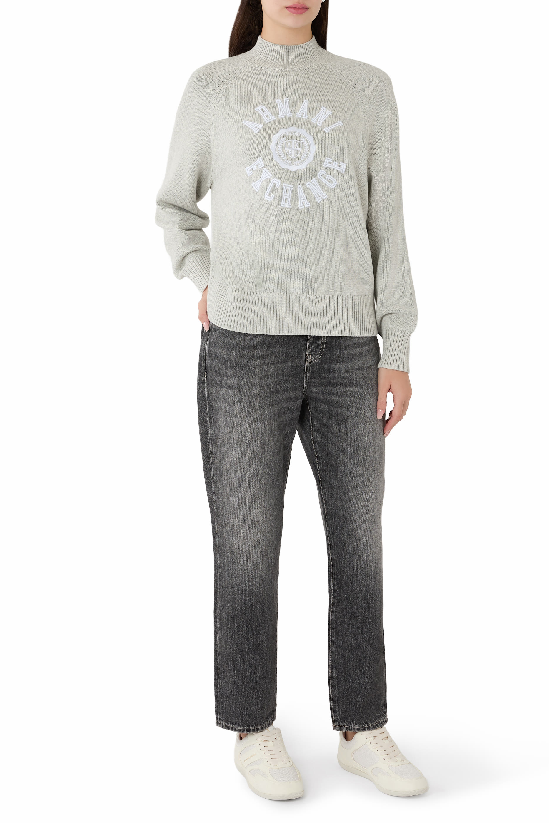 Faded Oversized 5-Pocket Pants