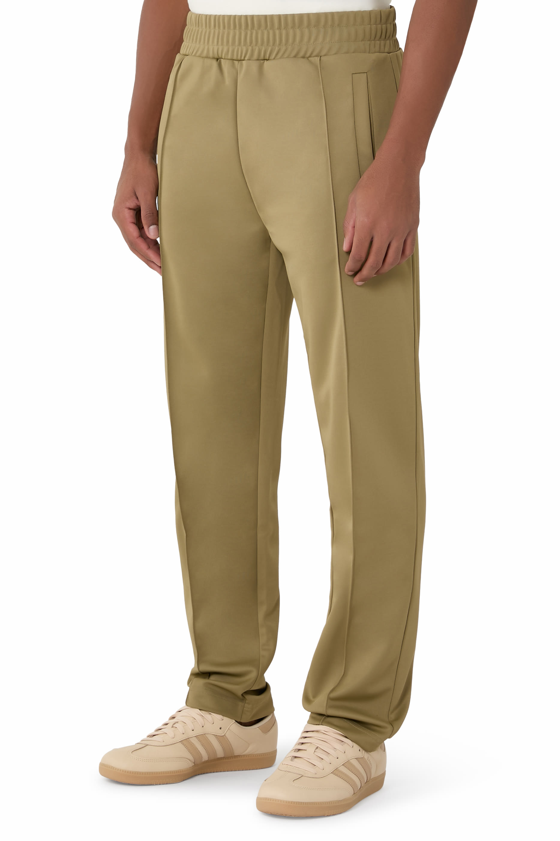 Back Curved Logo Track Pants