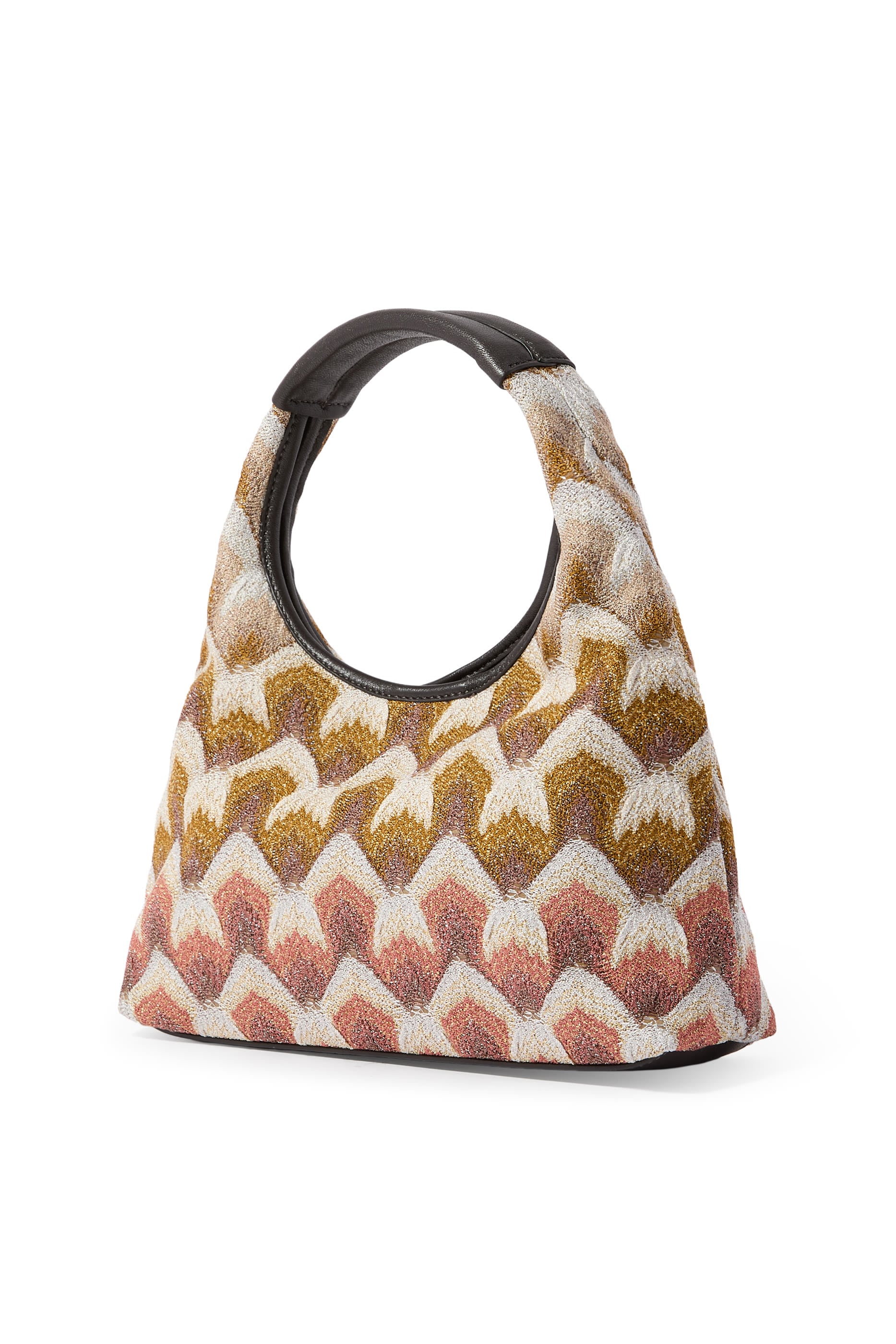 Raschel Lace Small Hobo Bag 