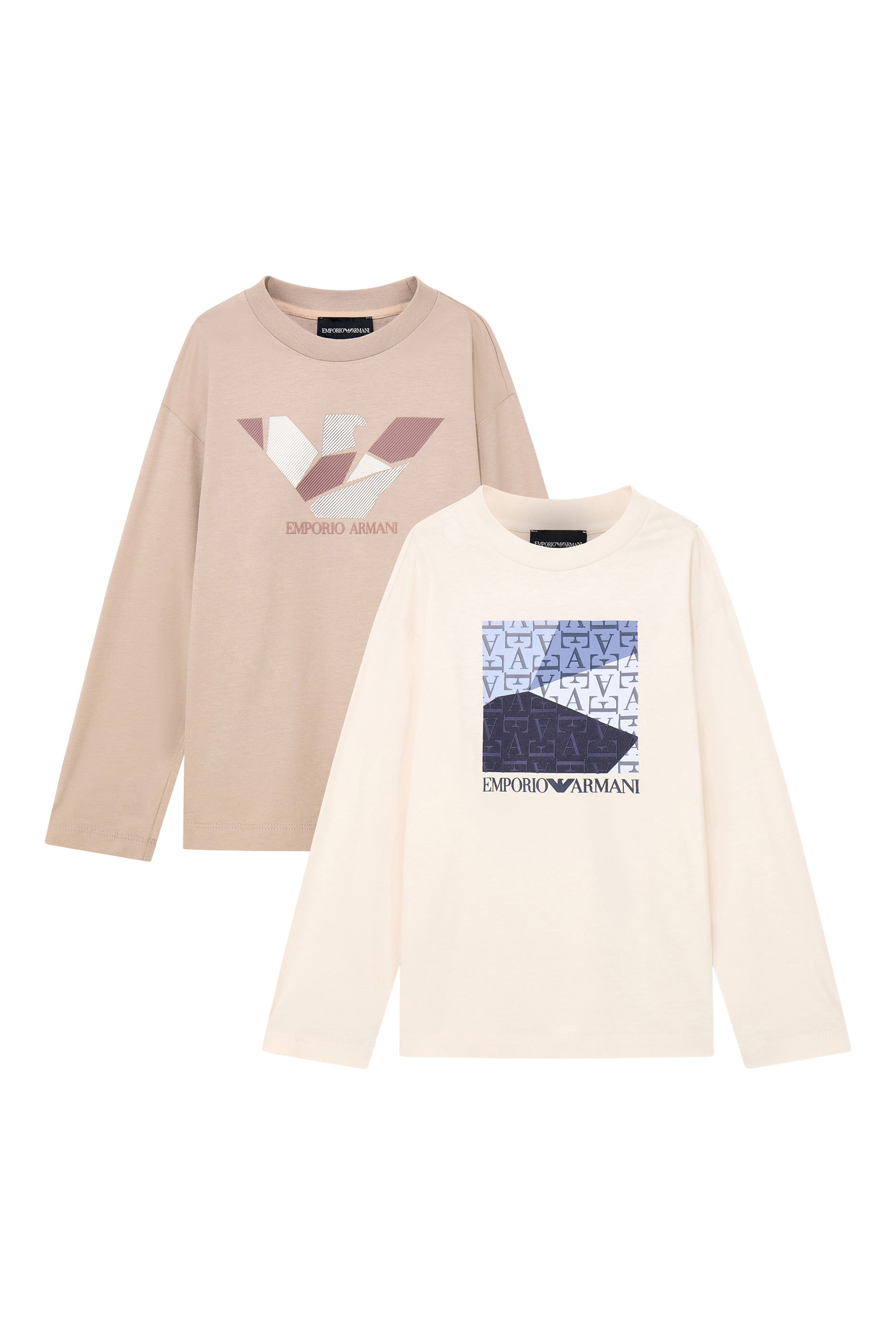 Kids Logo Graphic Print T-Shirt, Set of 2
