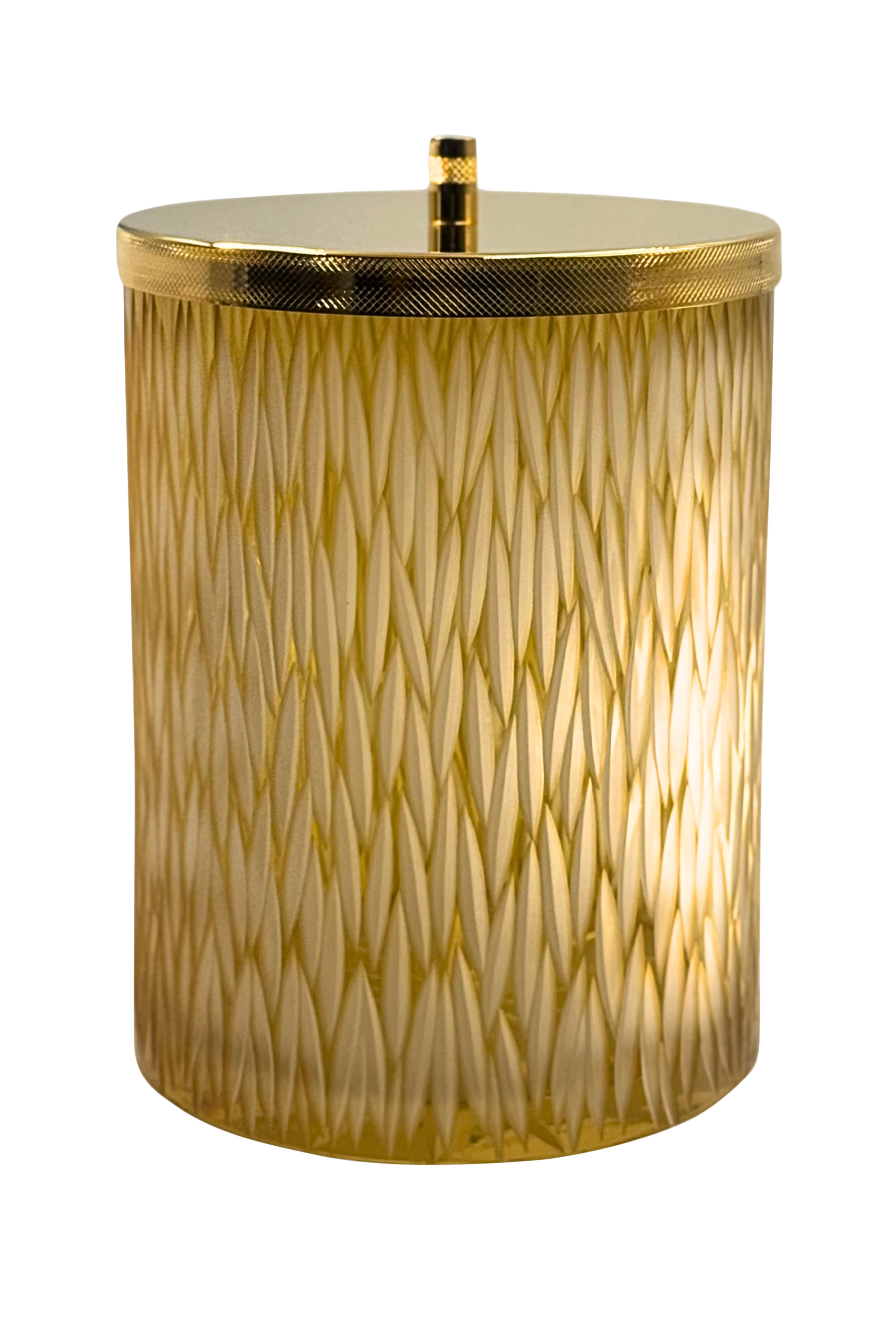 Amber Blaze Waste Bin with Lid