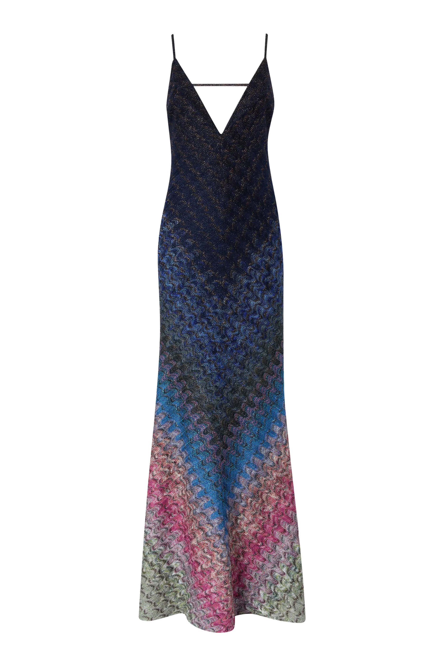 Raschel V-Neck Maxi Dress 