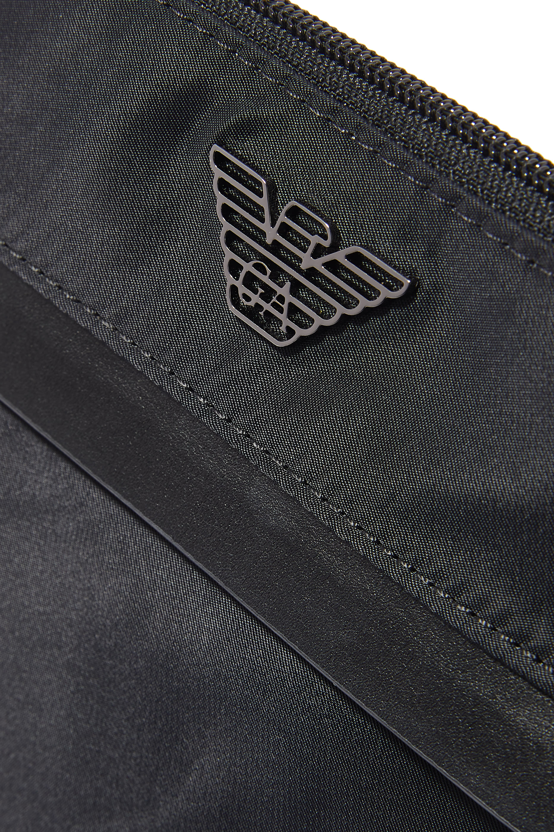 Recycled Nylon Flat Shoulder Bag