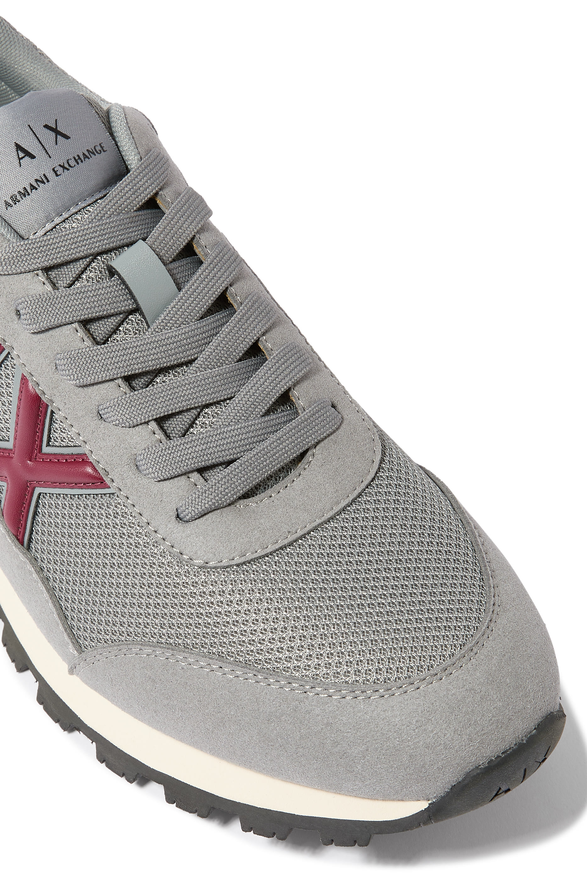 Drop Side AX Logo Low-Top Sneakers