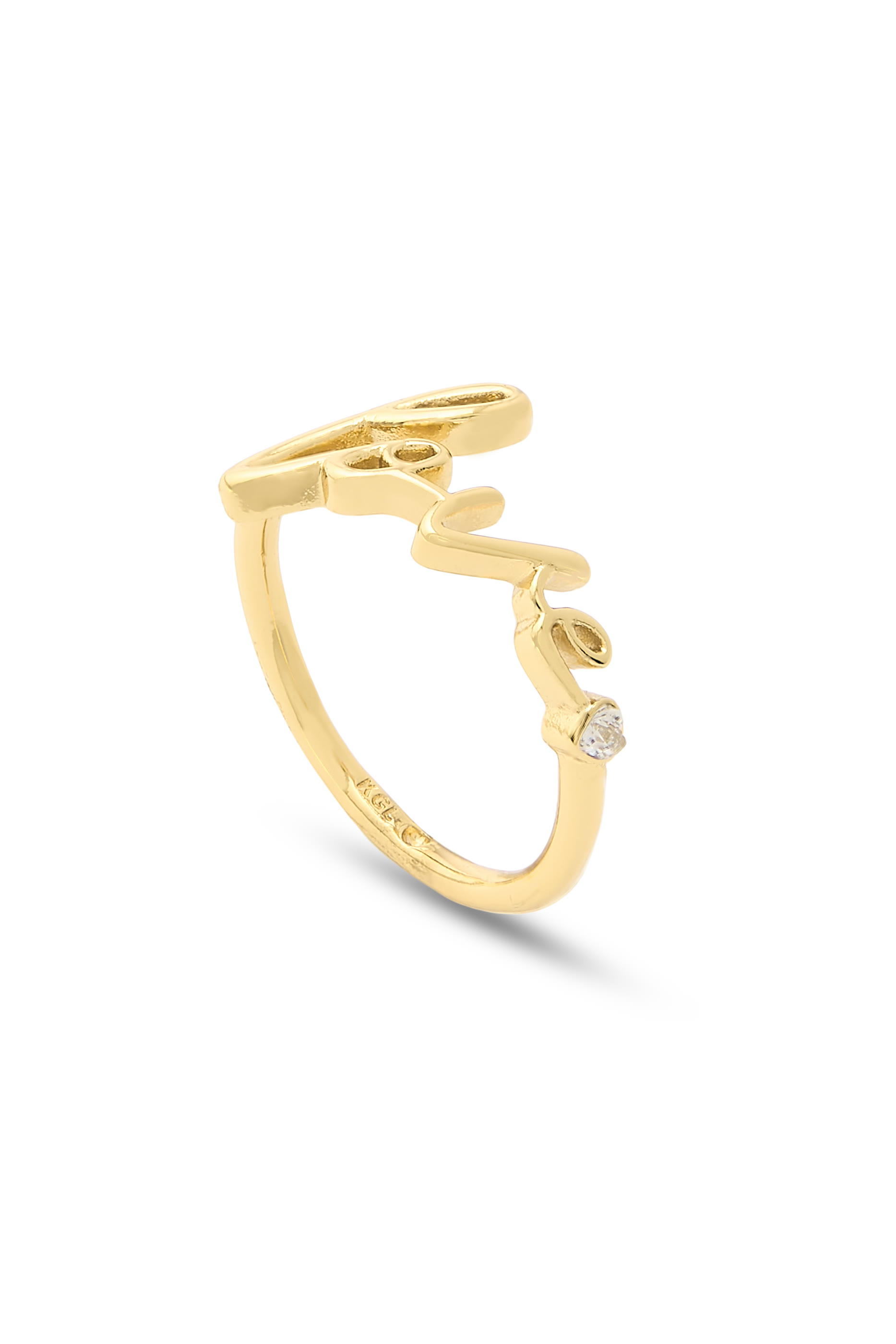 Love Ring, Brass