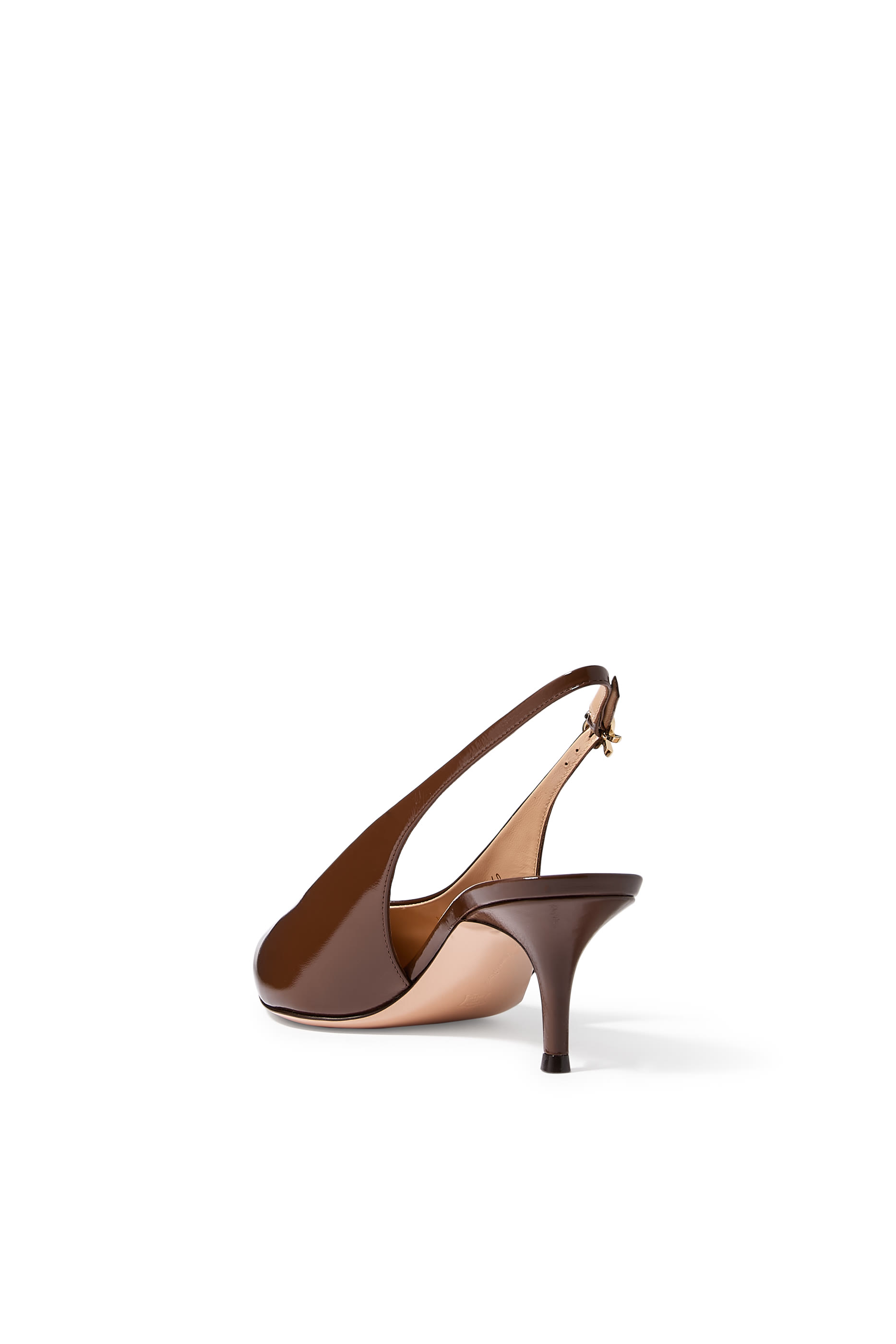  Robbie Patent Leather 55 Slingback Pumps