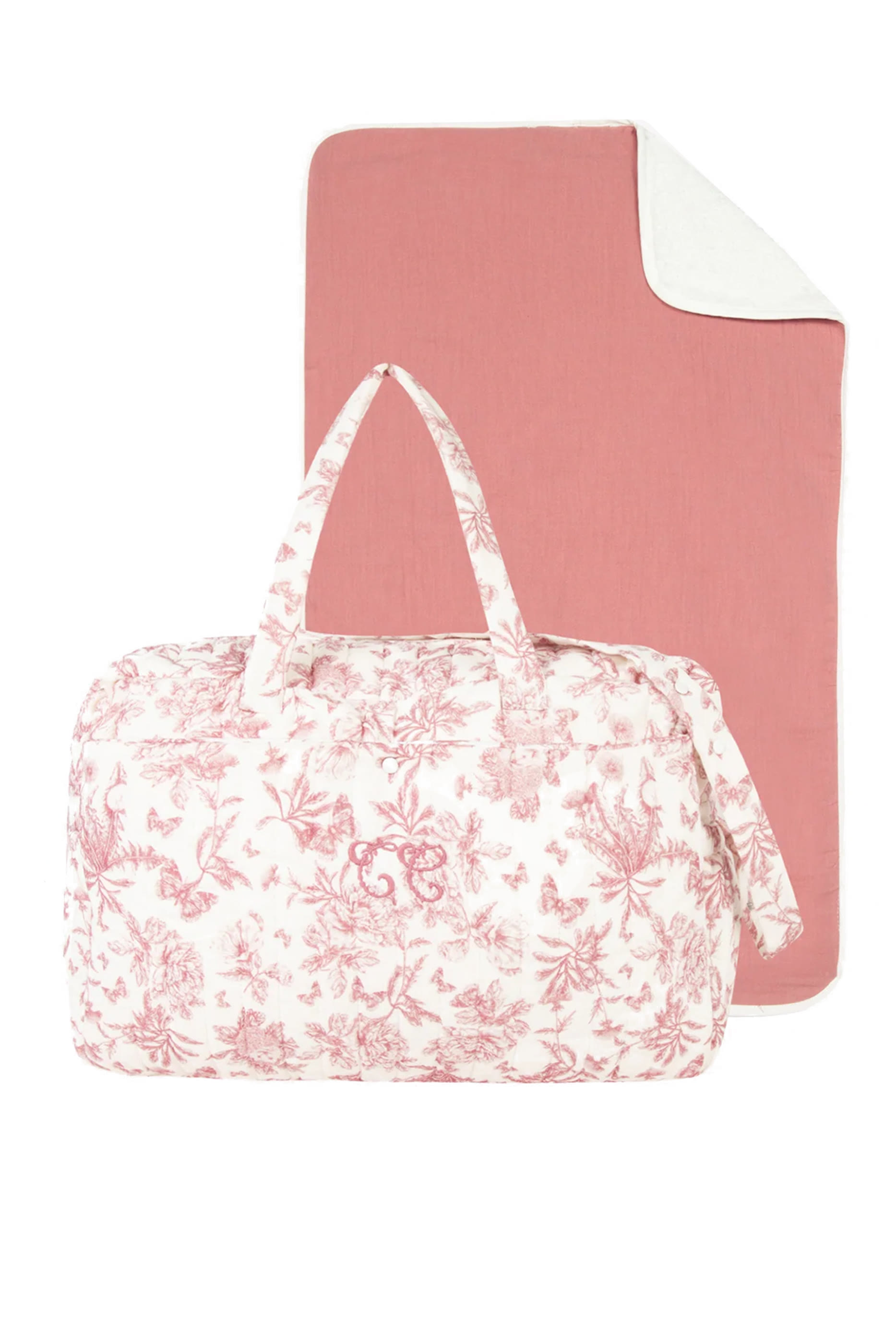 Embroidered Changing Bag