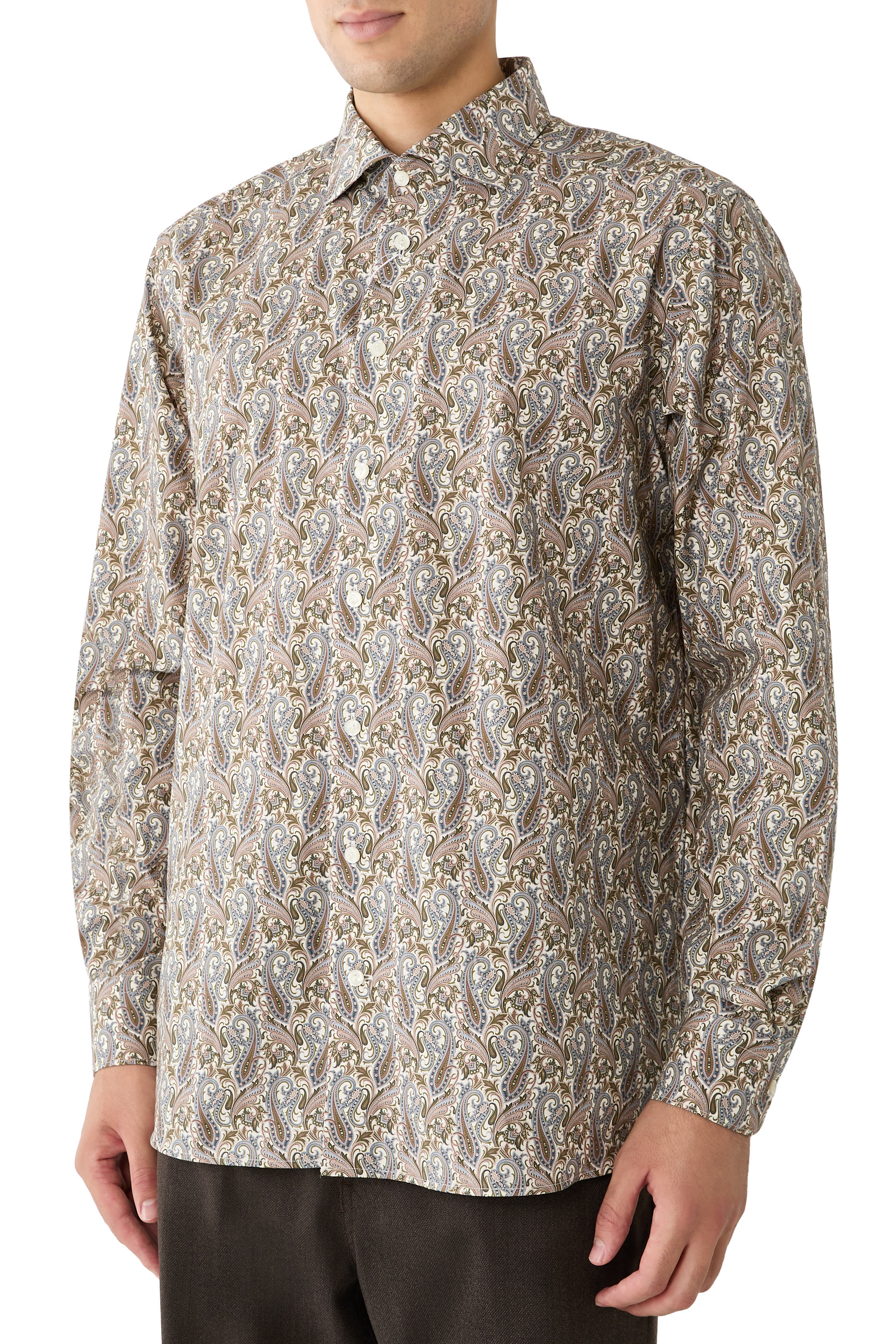 Paisley Twill Dress Shirt