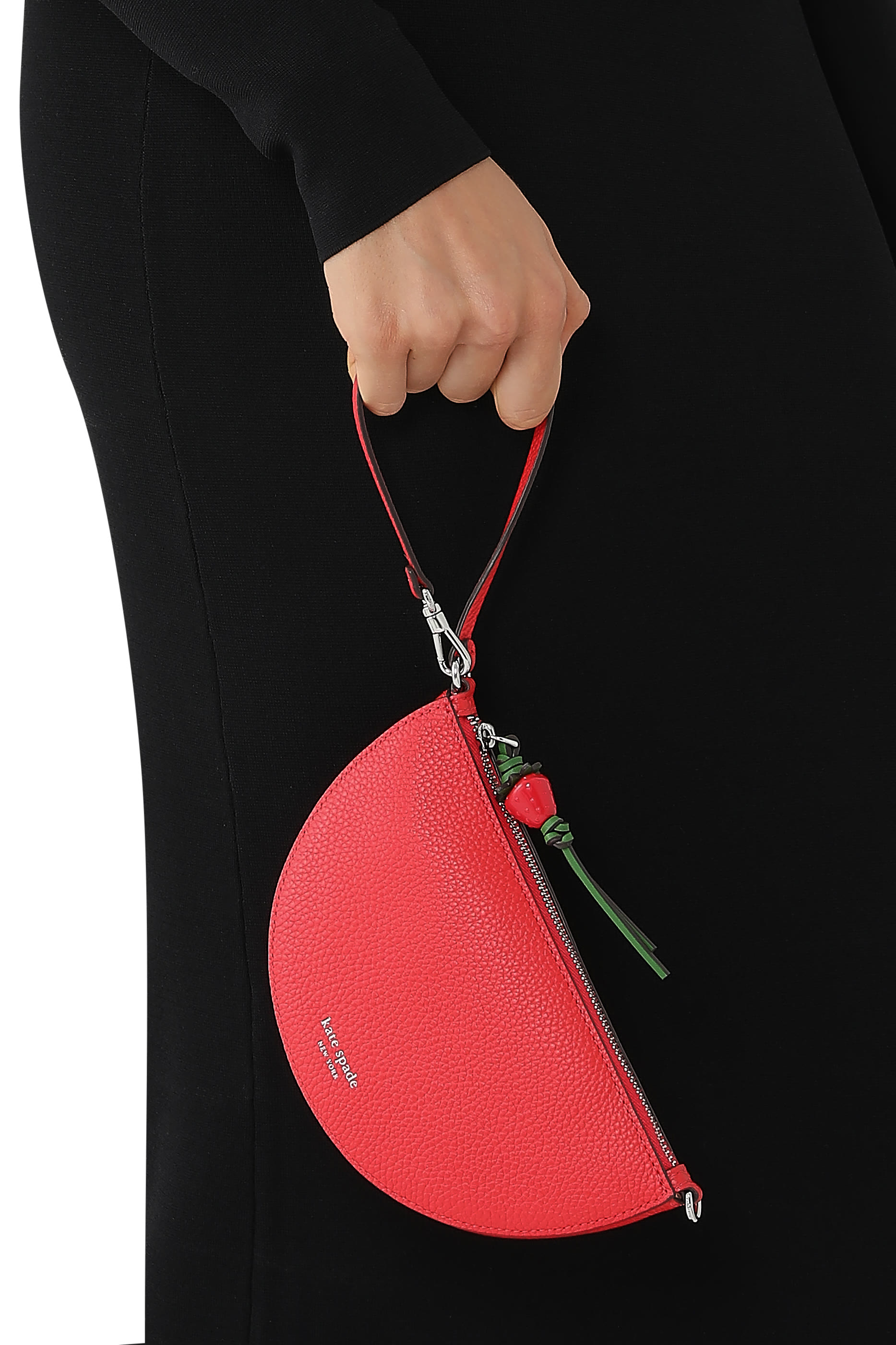 Wink Strawberry Wristlet Bag