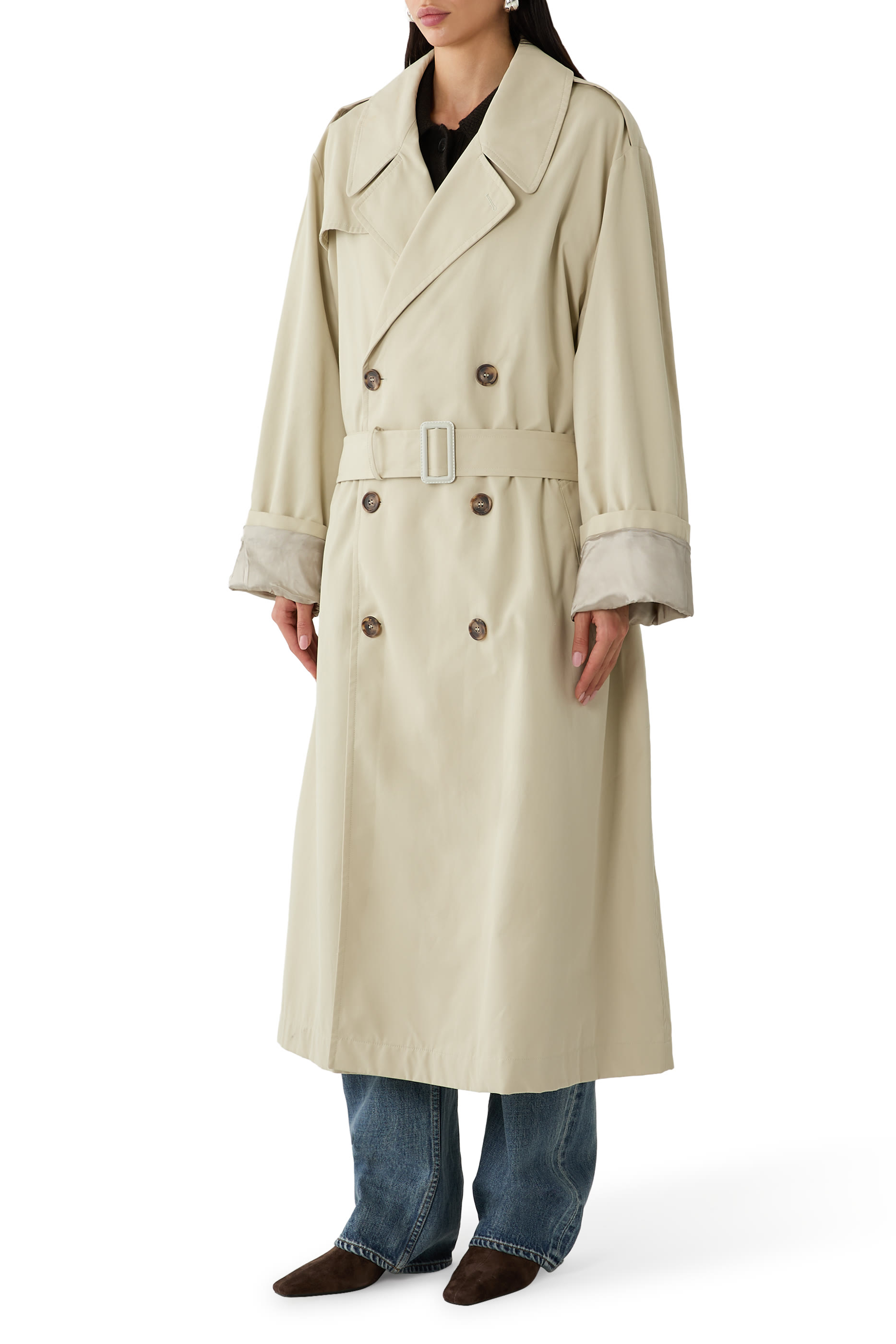 Double-Breasted Trench Coat