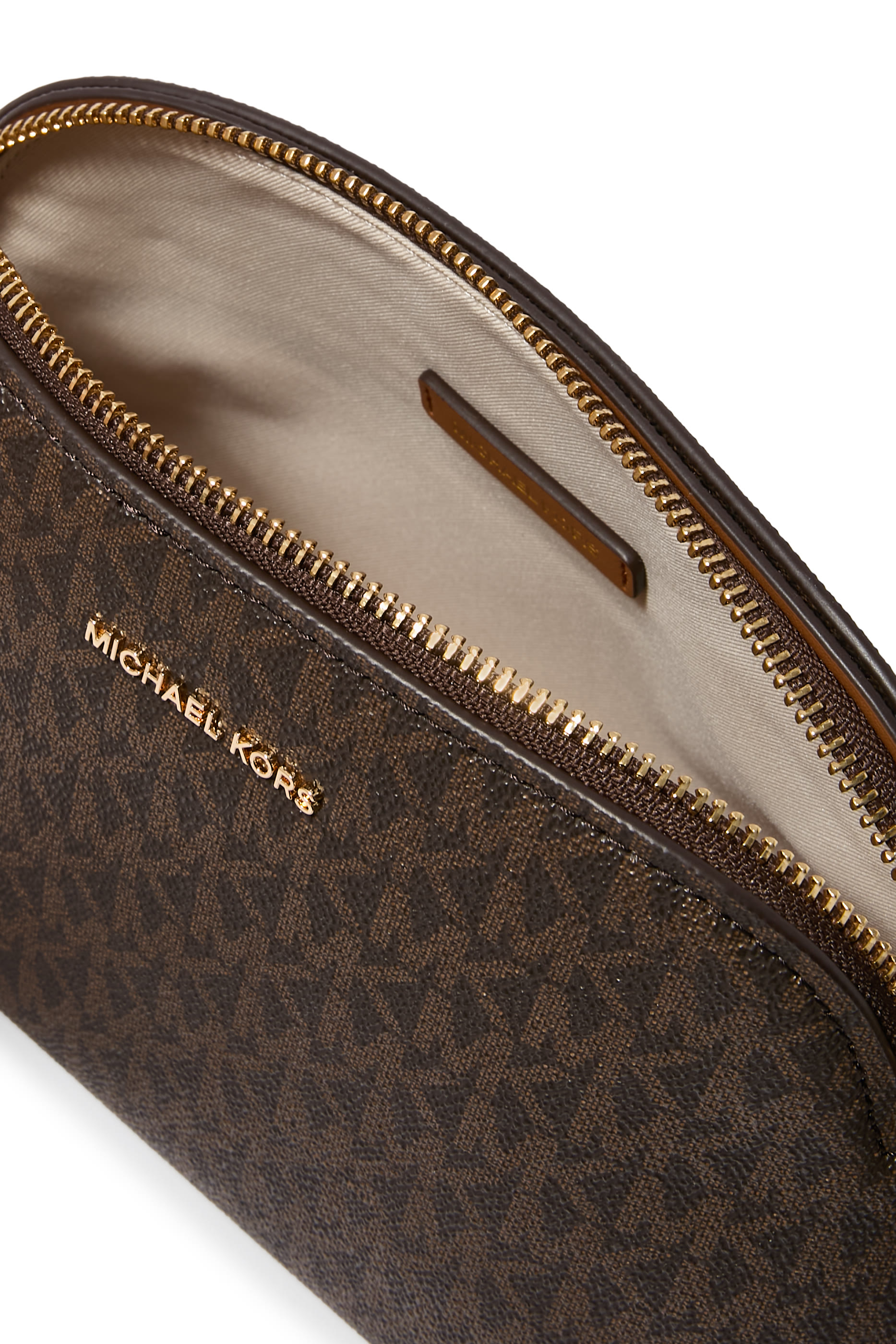 Freddie Small Crossbody Bag in Logo Print Faux Leather