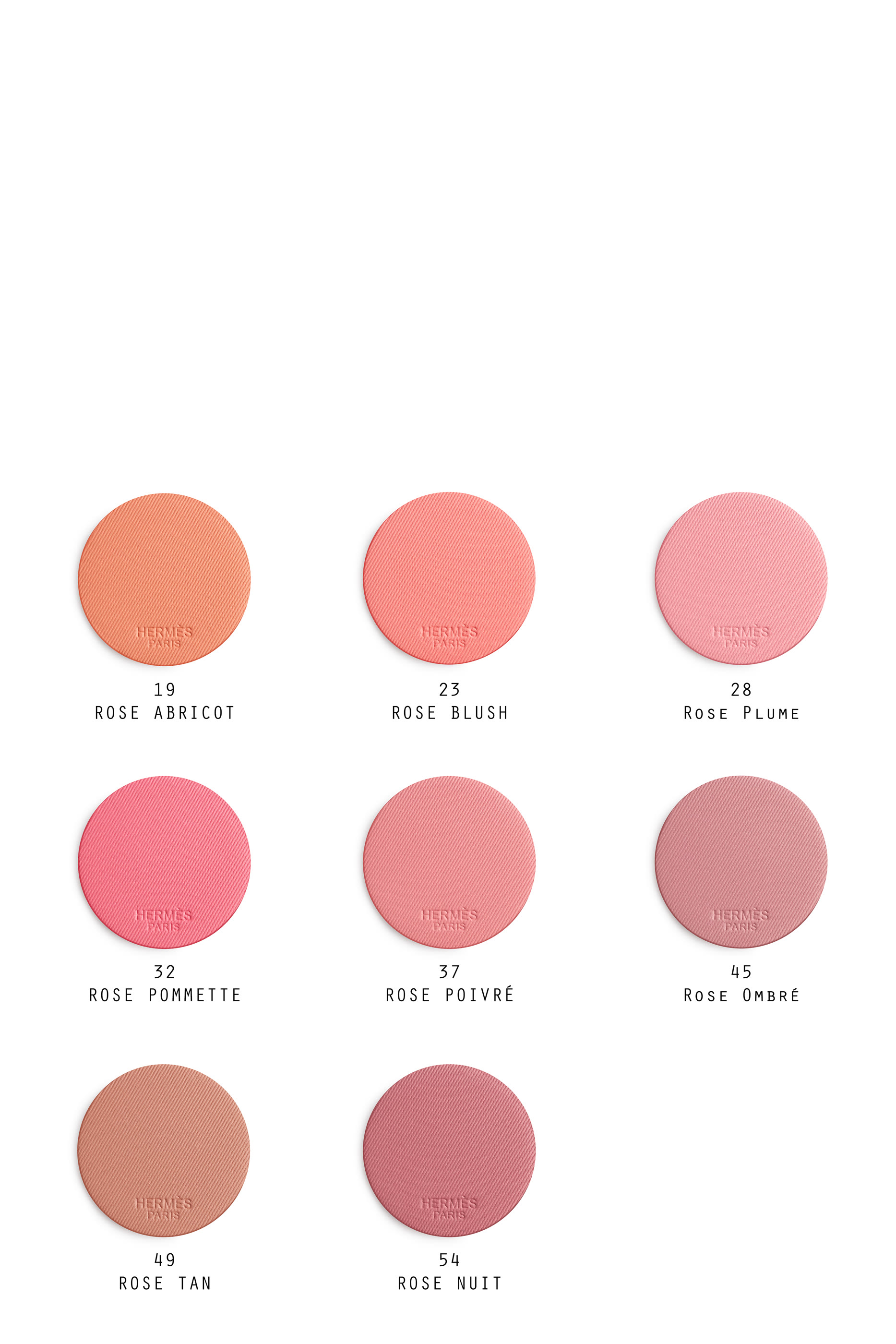 أحمر خدود بودرة Rose Hermès, Silky