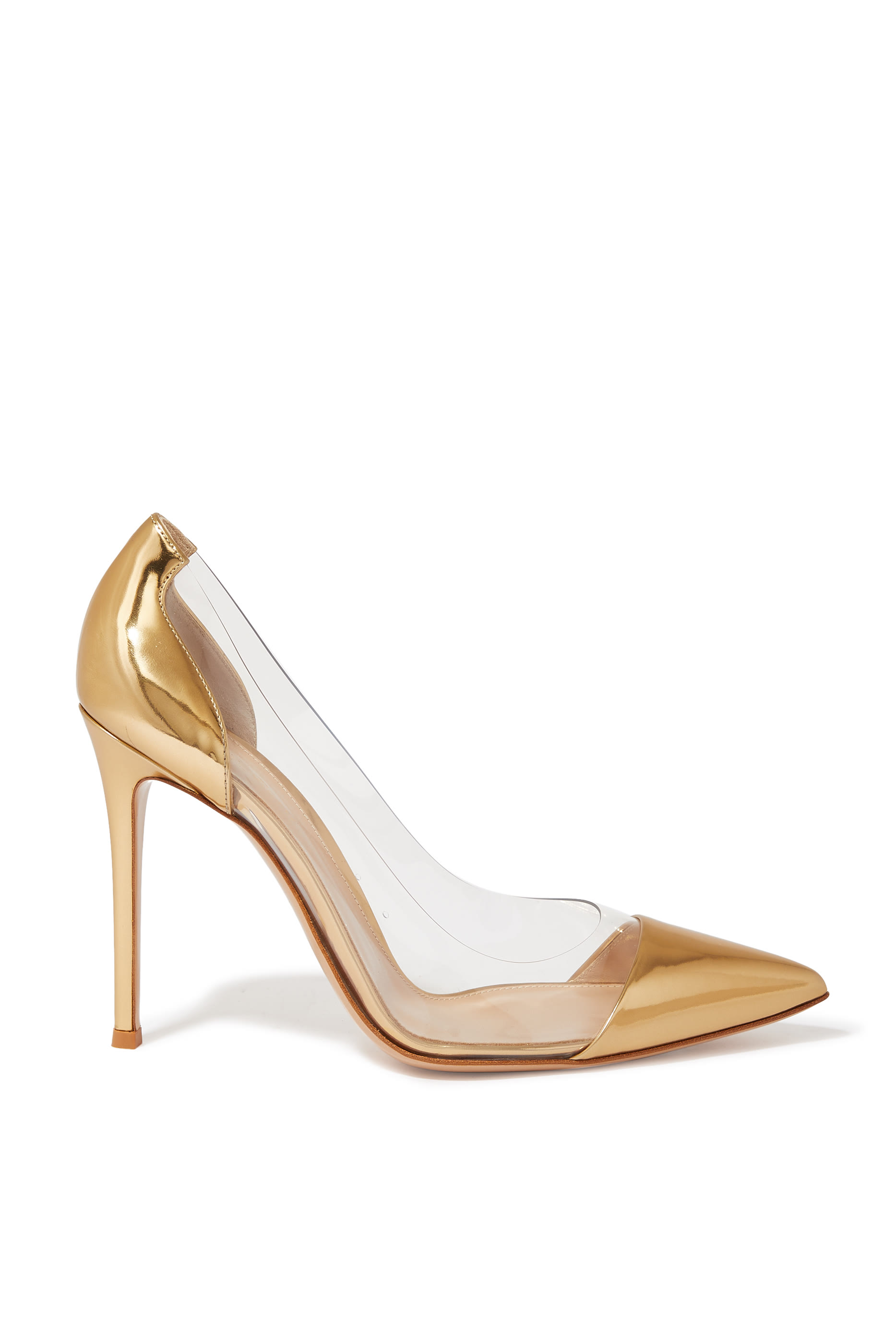 Plexi 85 Pumps in Metallic Leather