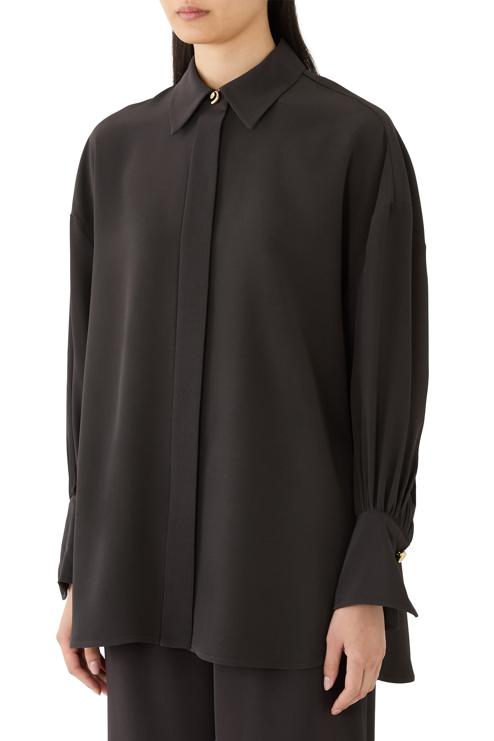 Camilia Satin Twill Blouse