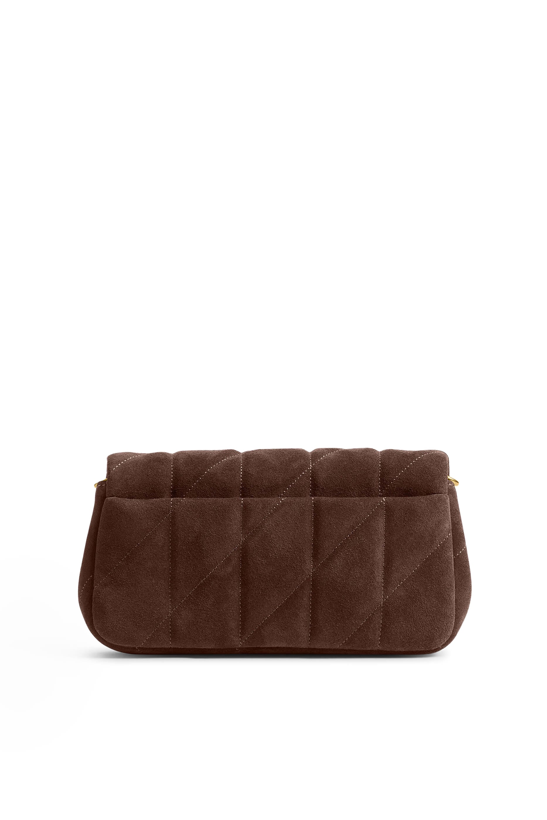 Quilted Suede Tabby 19 Chain Bag
