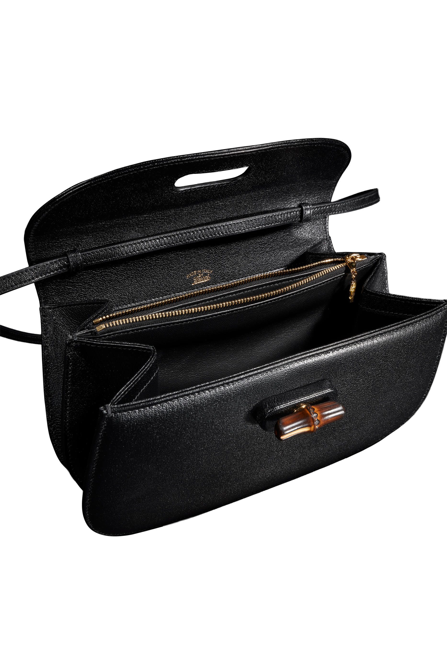 Small Shoulder Bag with Bamboo