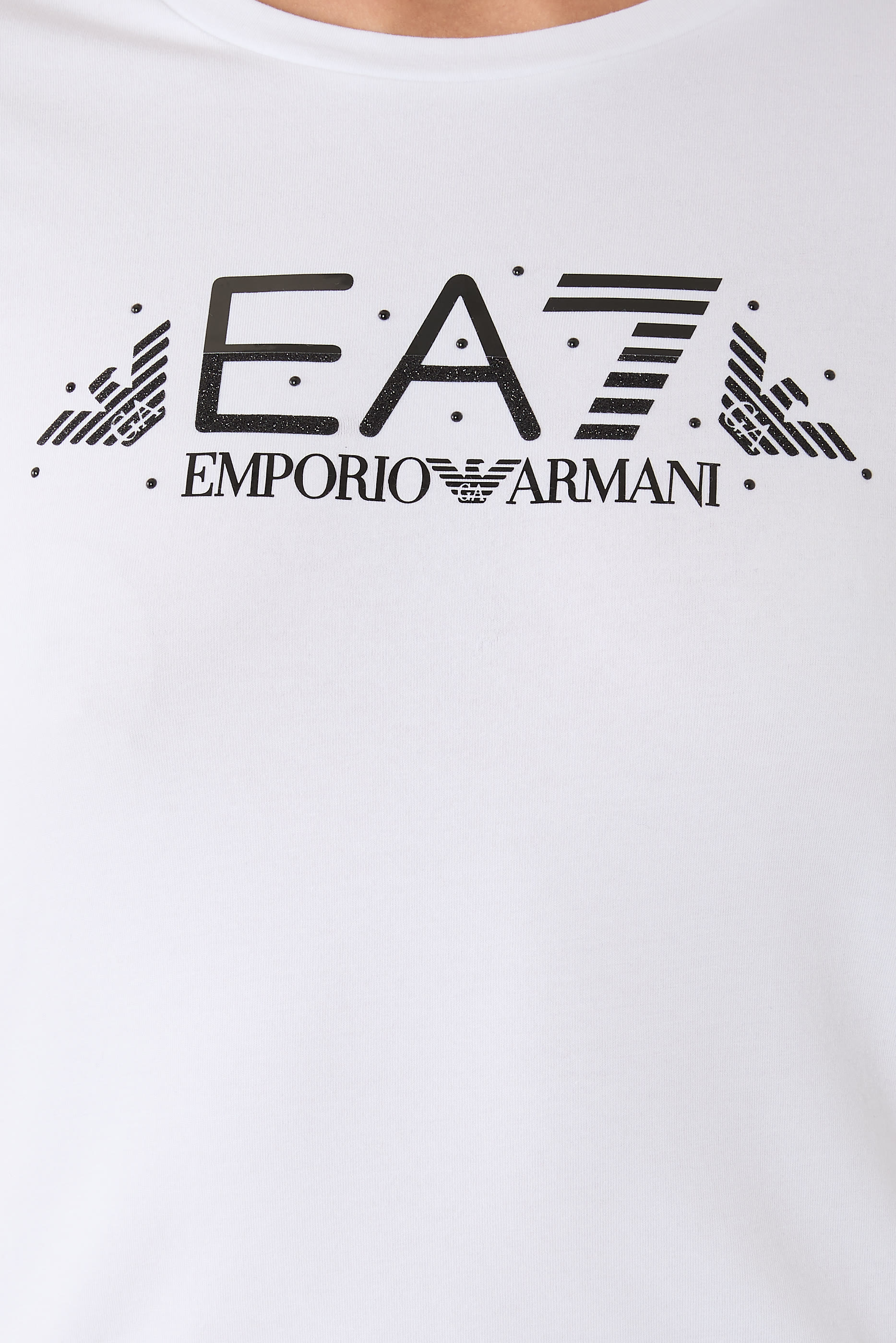 EA7 Metallic Logo T-Shirt