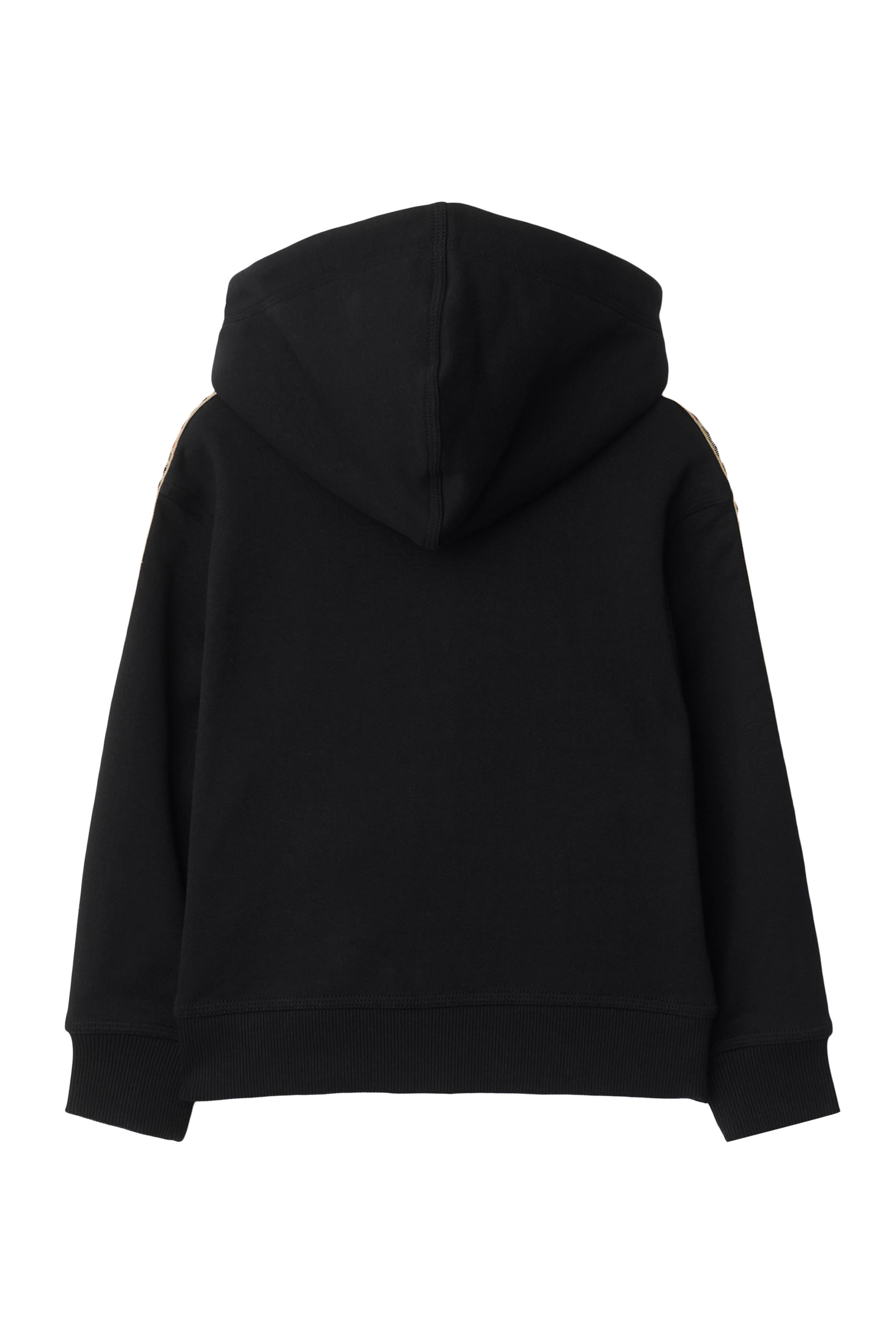 Kids Check Trim Zip Hoodie