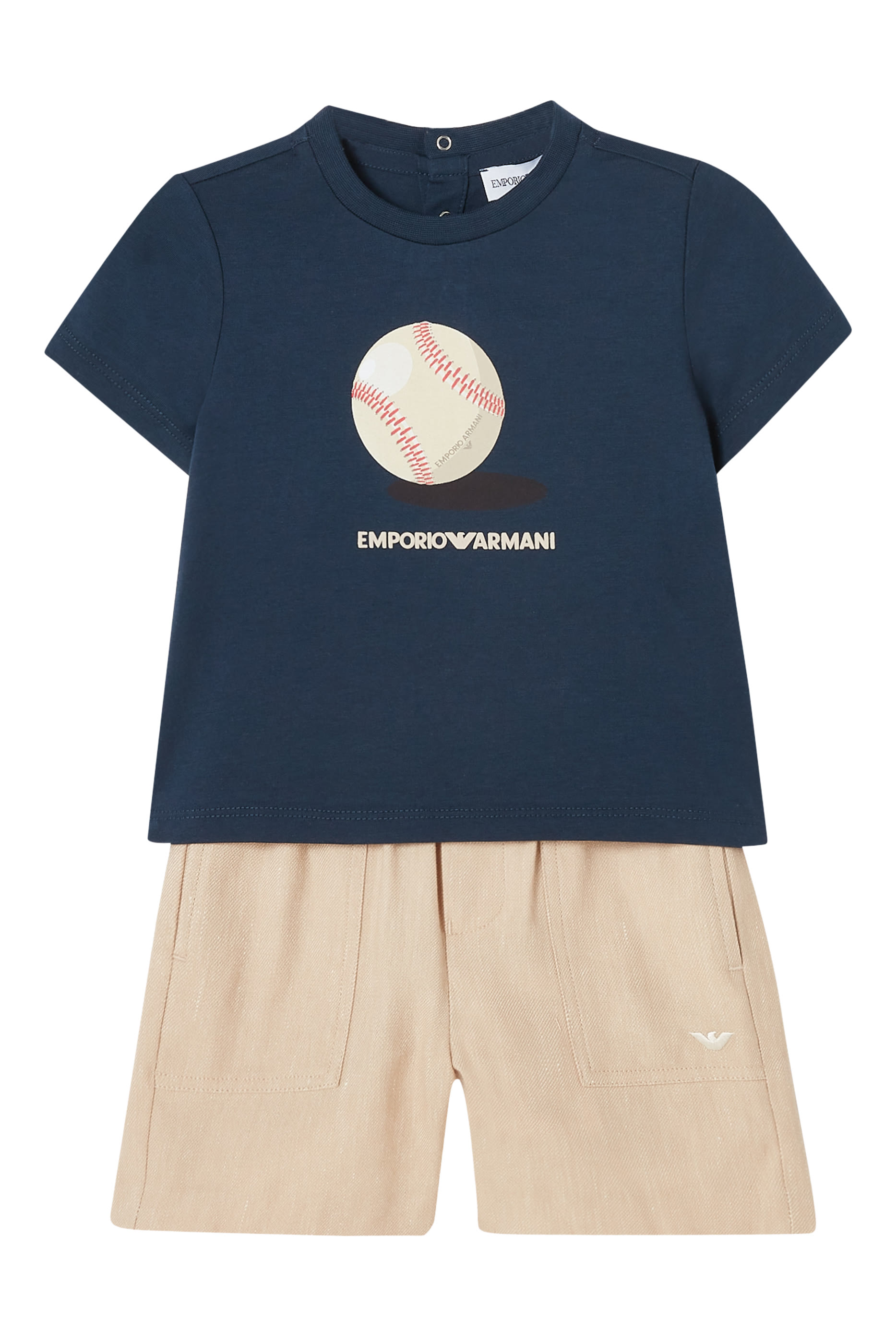 Kids Logo Denim Shorts