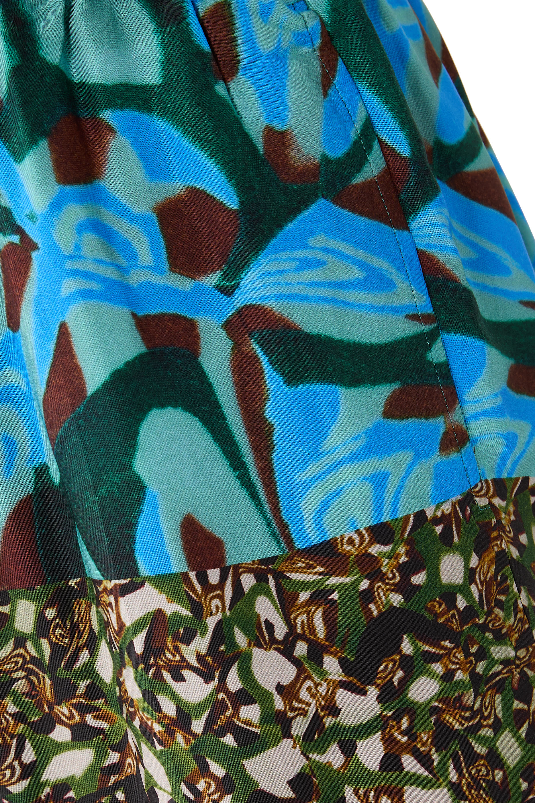 Printed Wide-Leg Pants