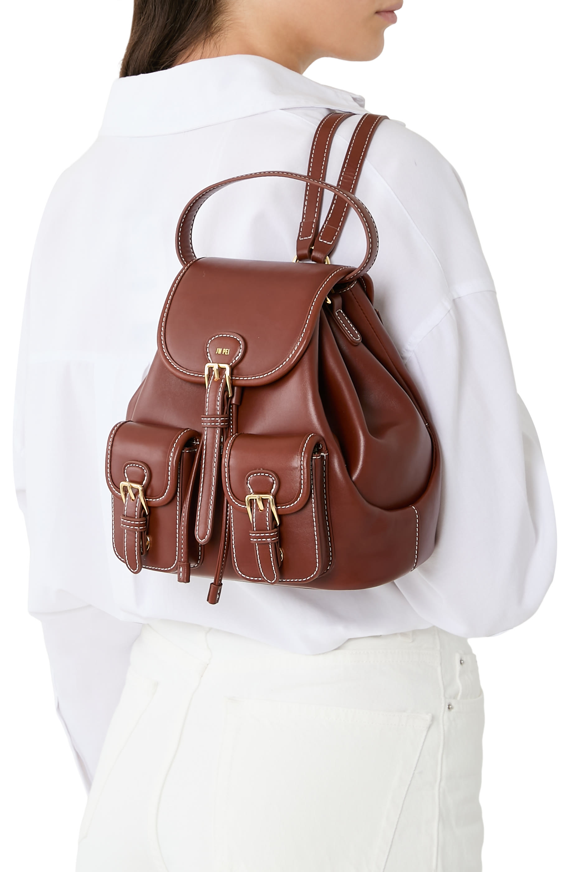 Harper Buckle Pocket Backpack