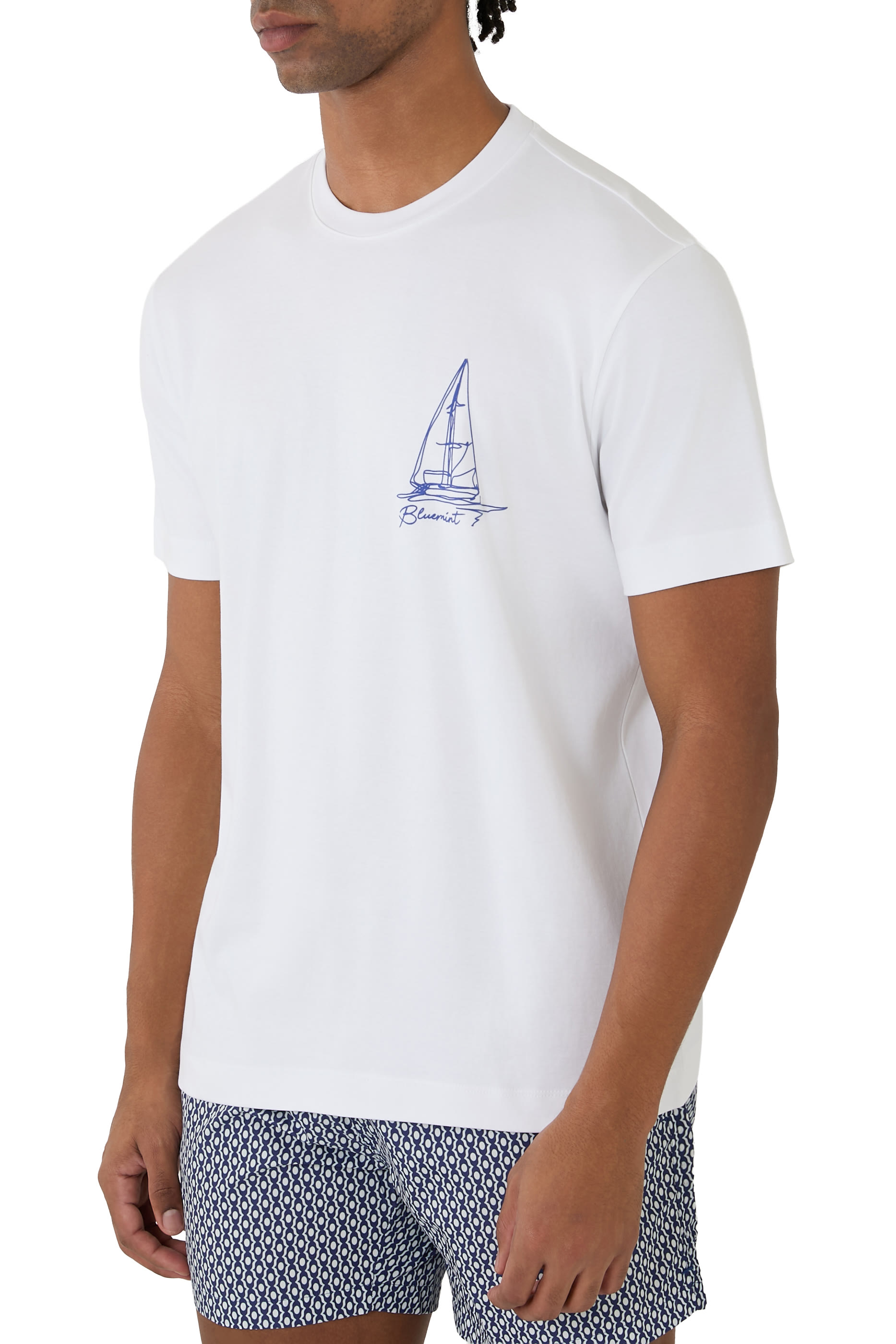 Nolan Printed Premium Interlock T-Shirt