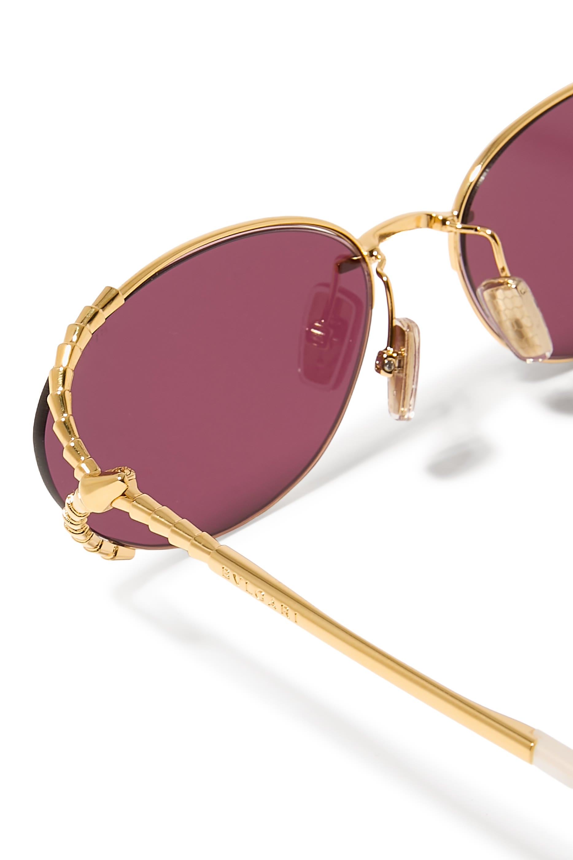 Serpenti Viper Oval Sunglasses