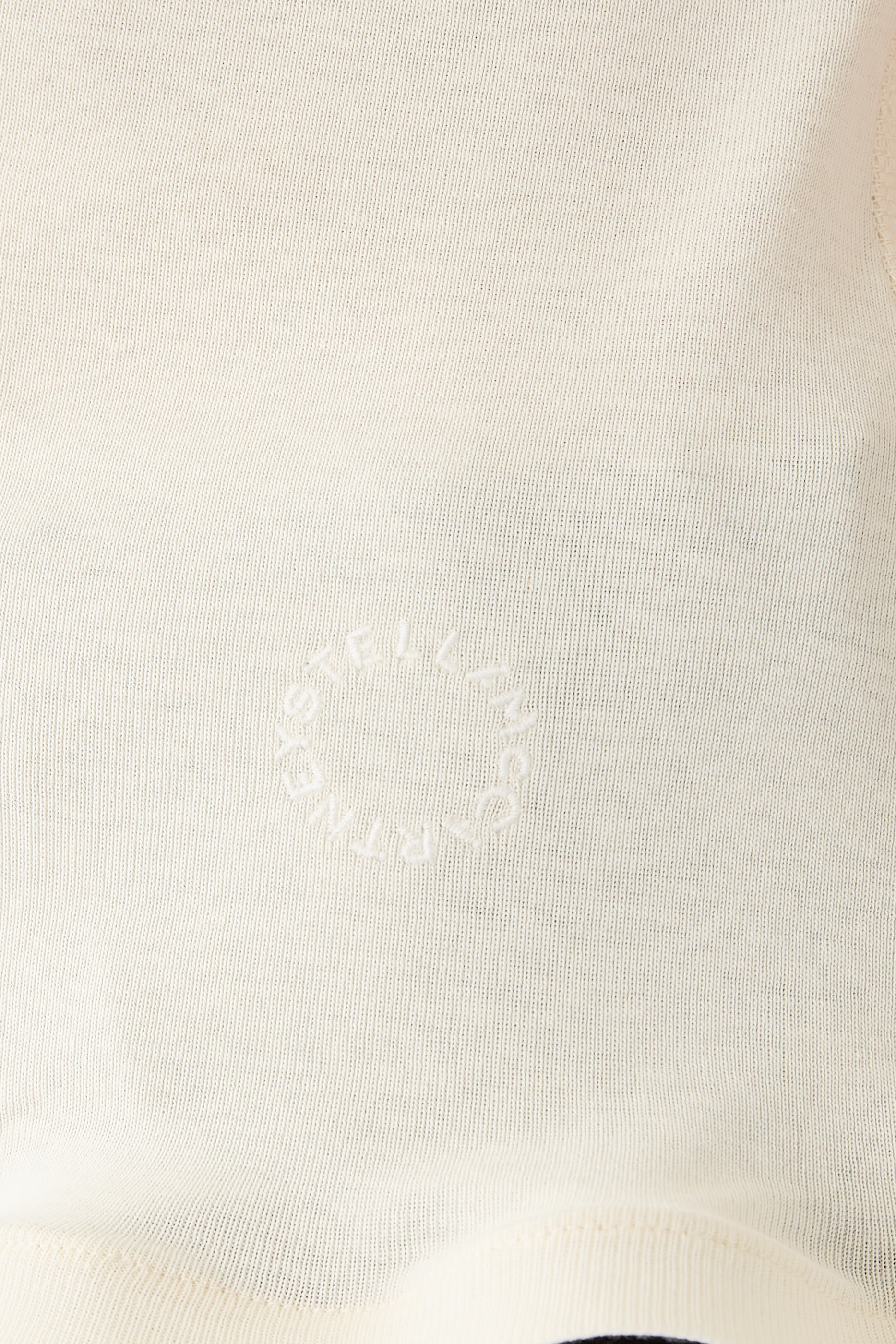 Frilled Hem Ribbed T-Shirt