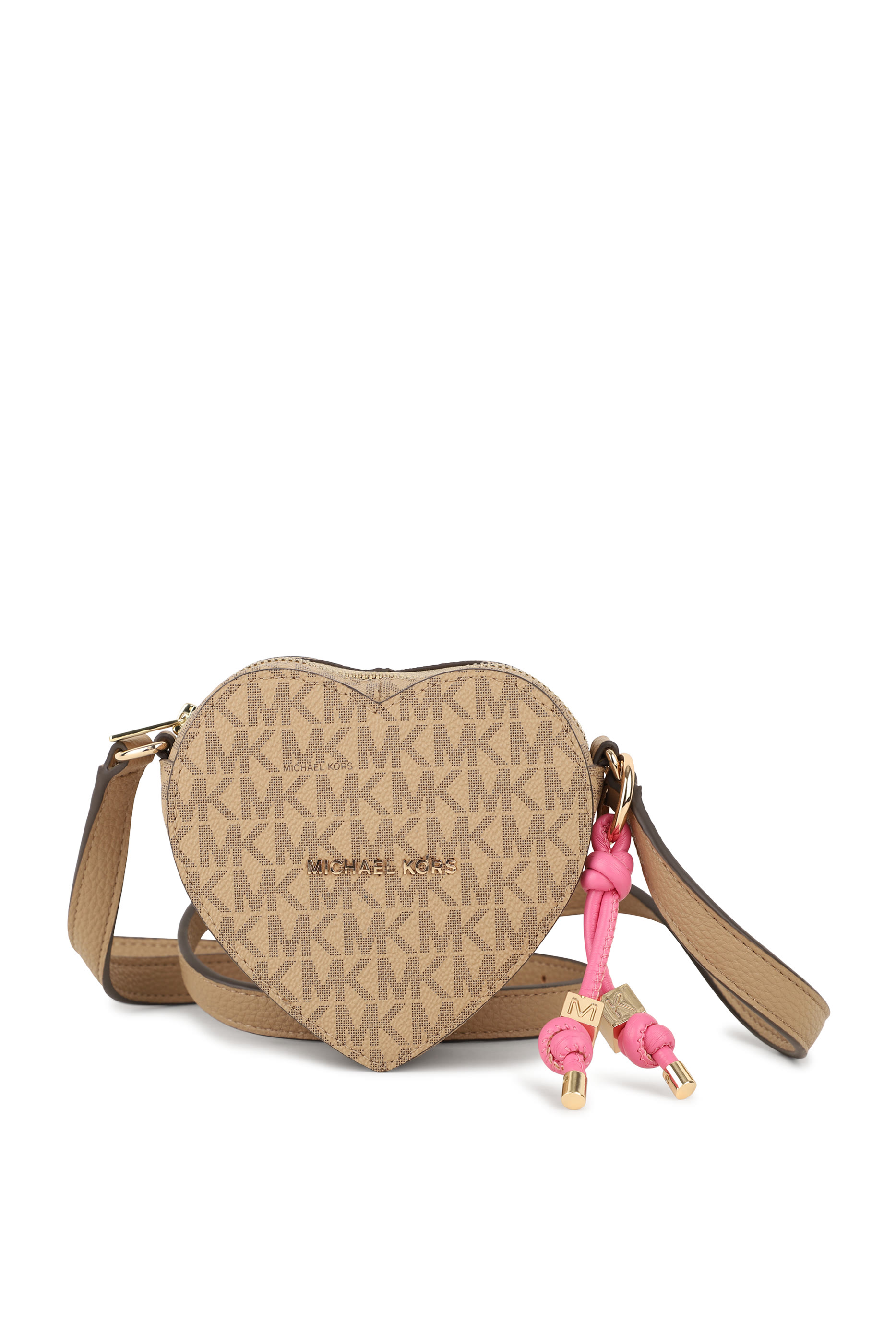 Kids Heart Monogram Shoulder Bag