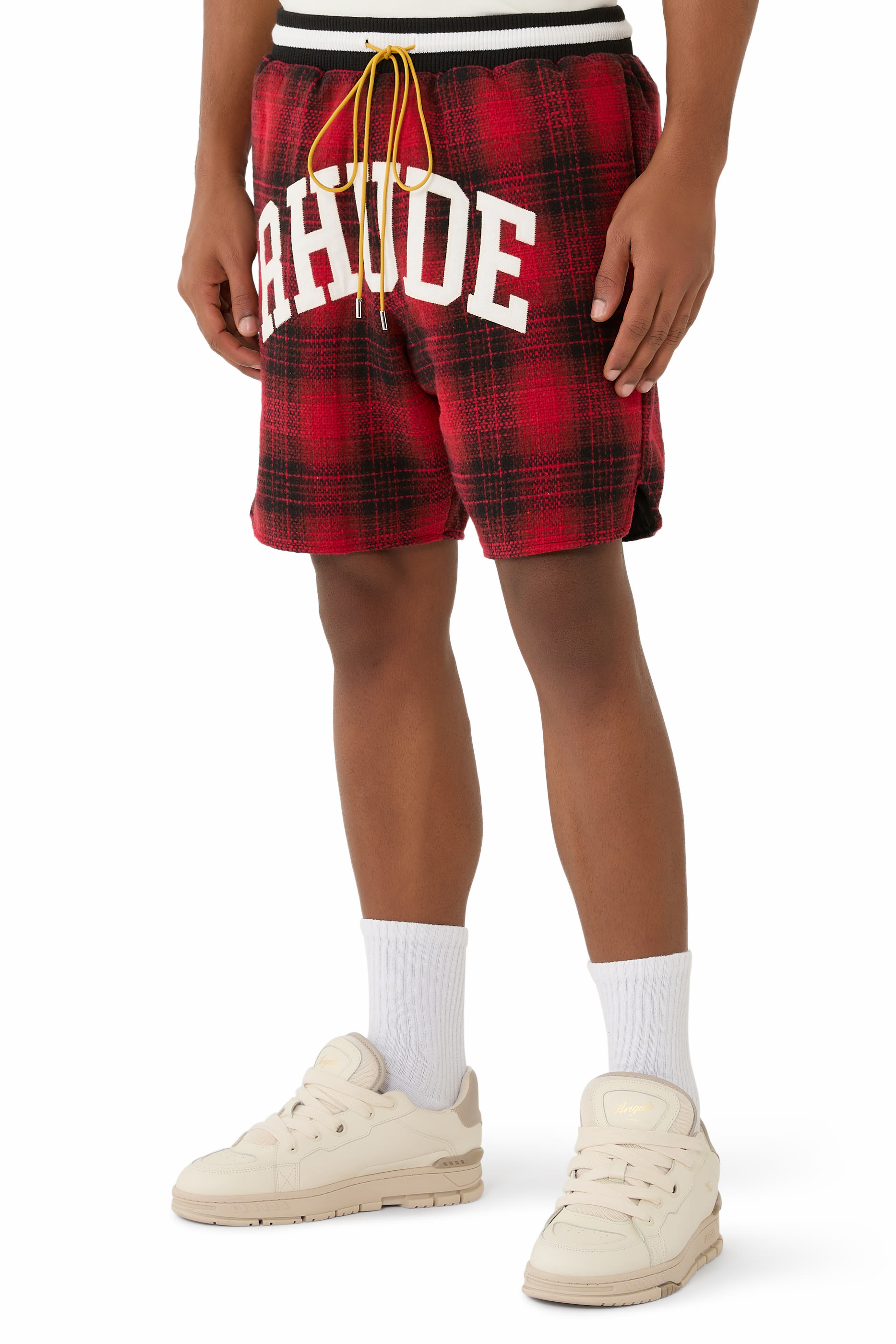 Flannel Collegiate Court Logo Shorts 