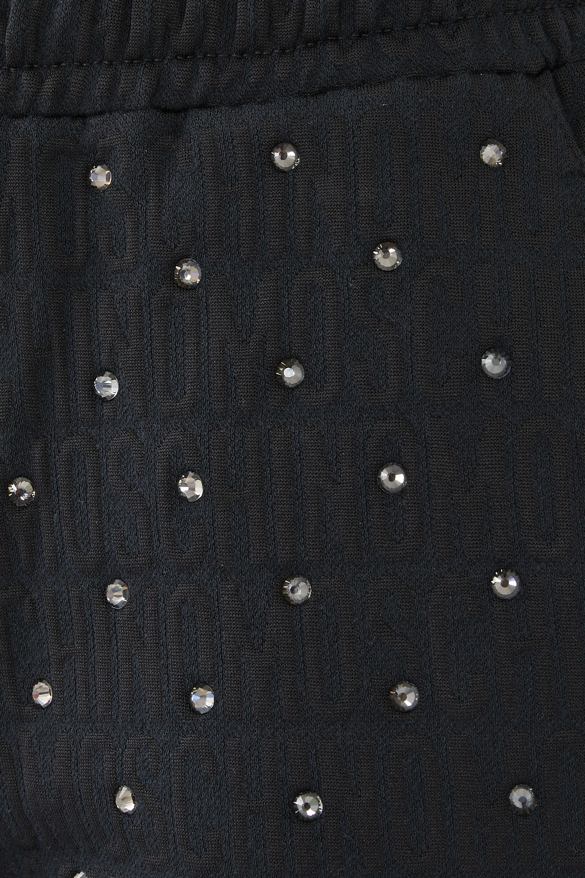 All Over Jersey and Strass Sweatshorts