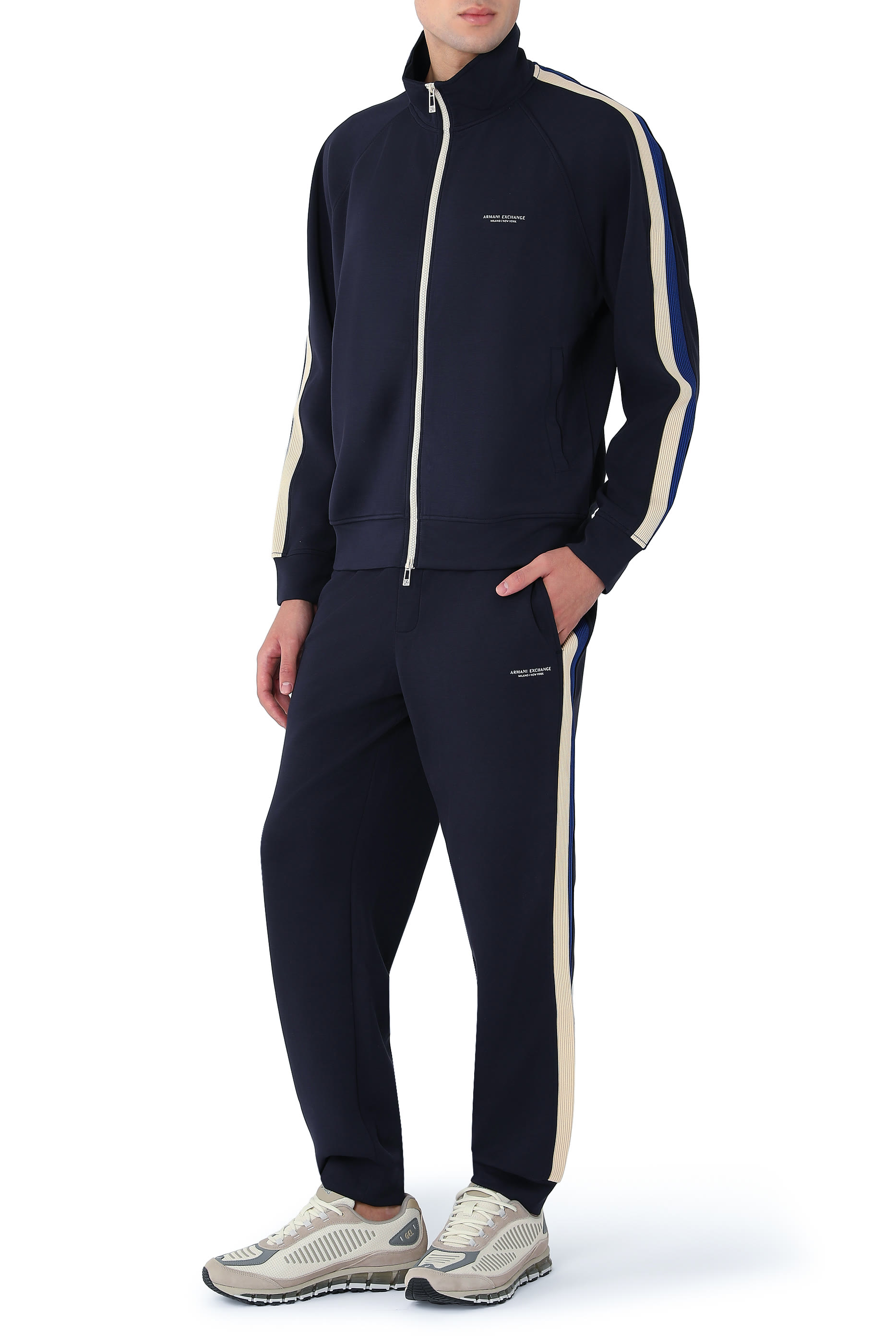 AX Logo Zip-Through Sweatshirt