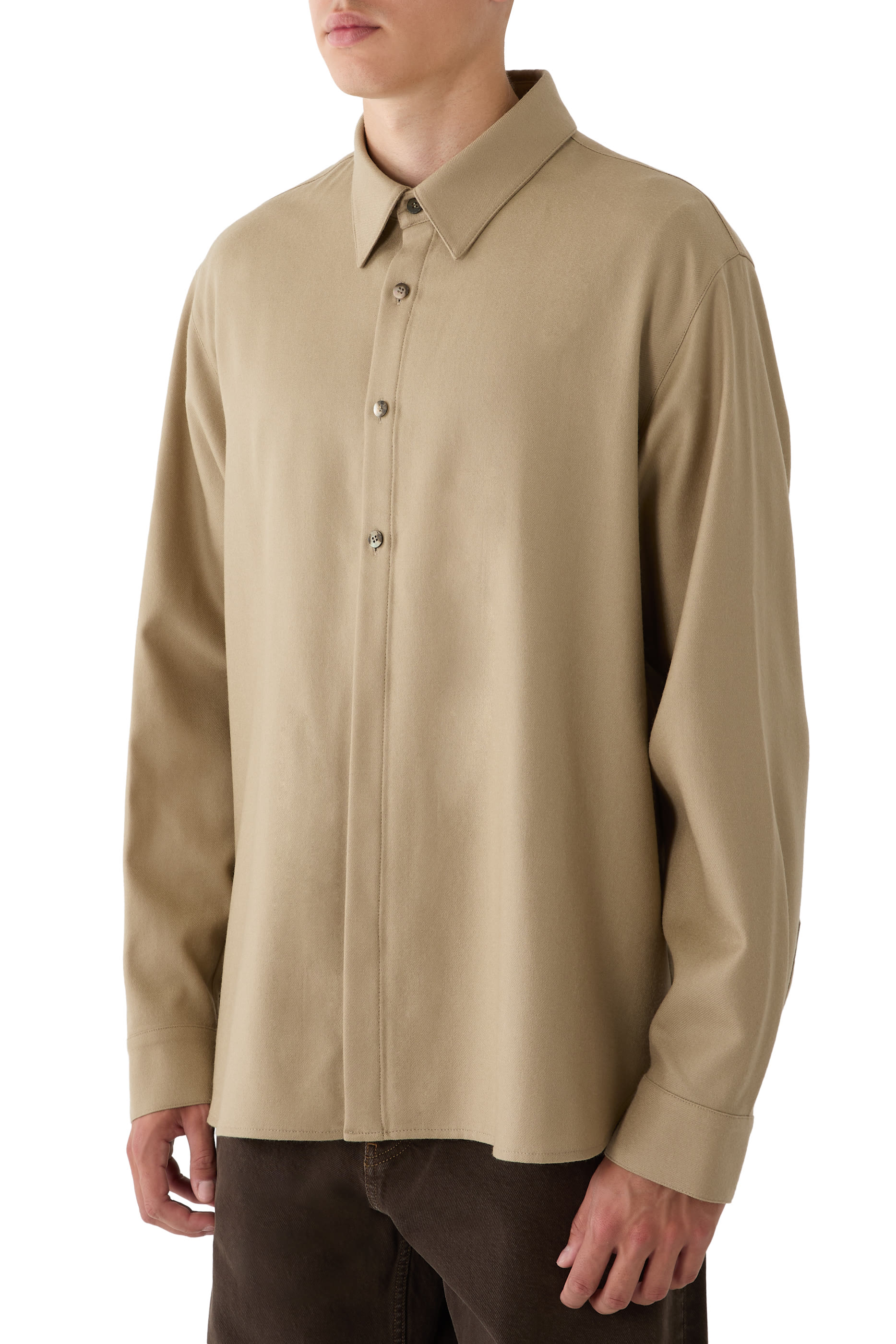 Classic Wool-Blend Shirt 