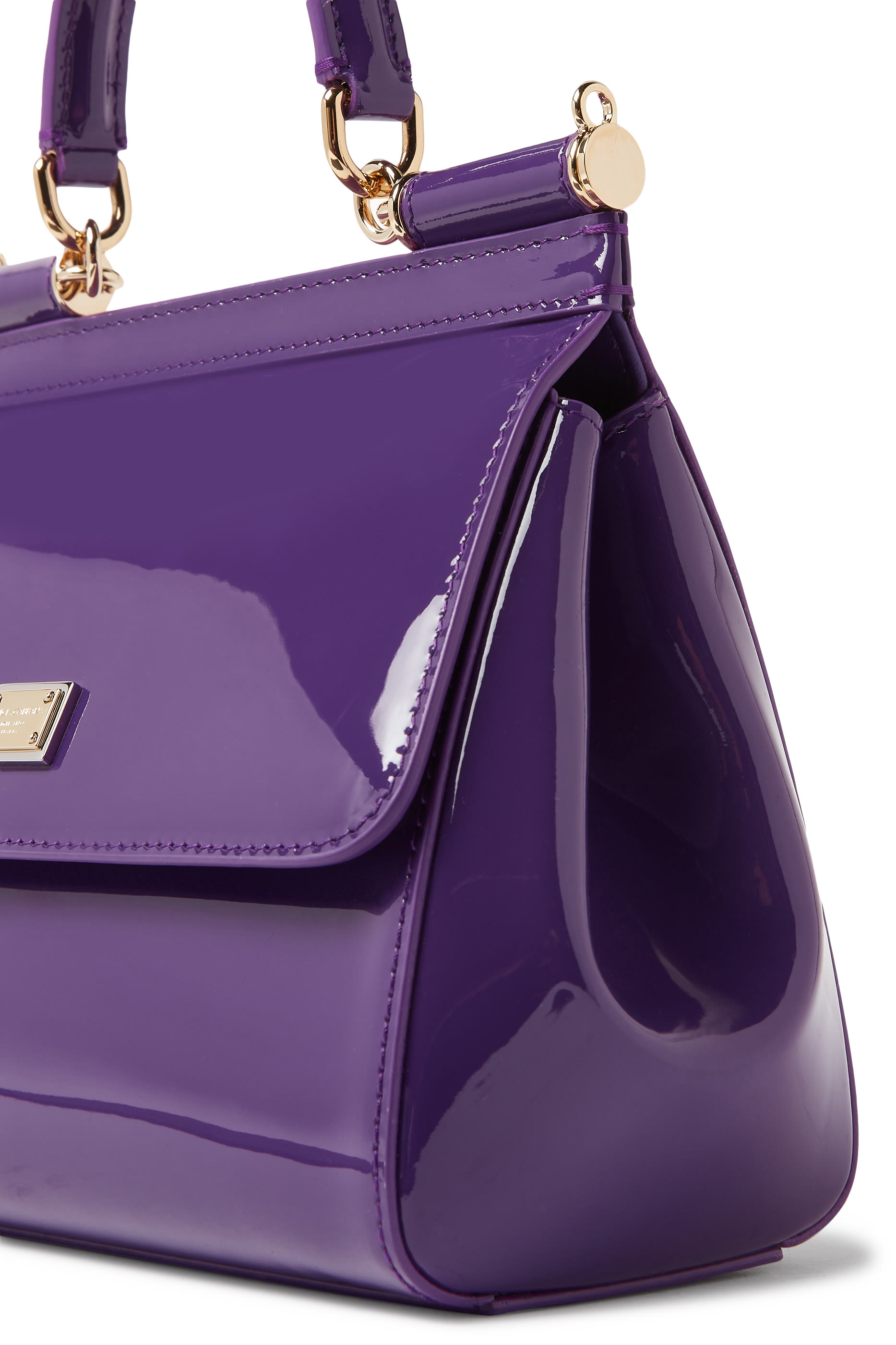 Medium Patent Leather Sicily Handbag