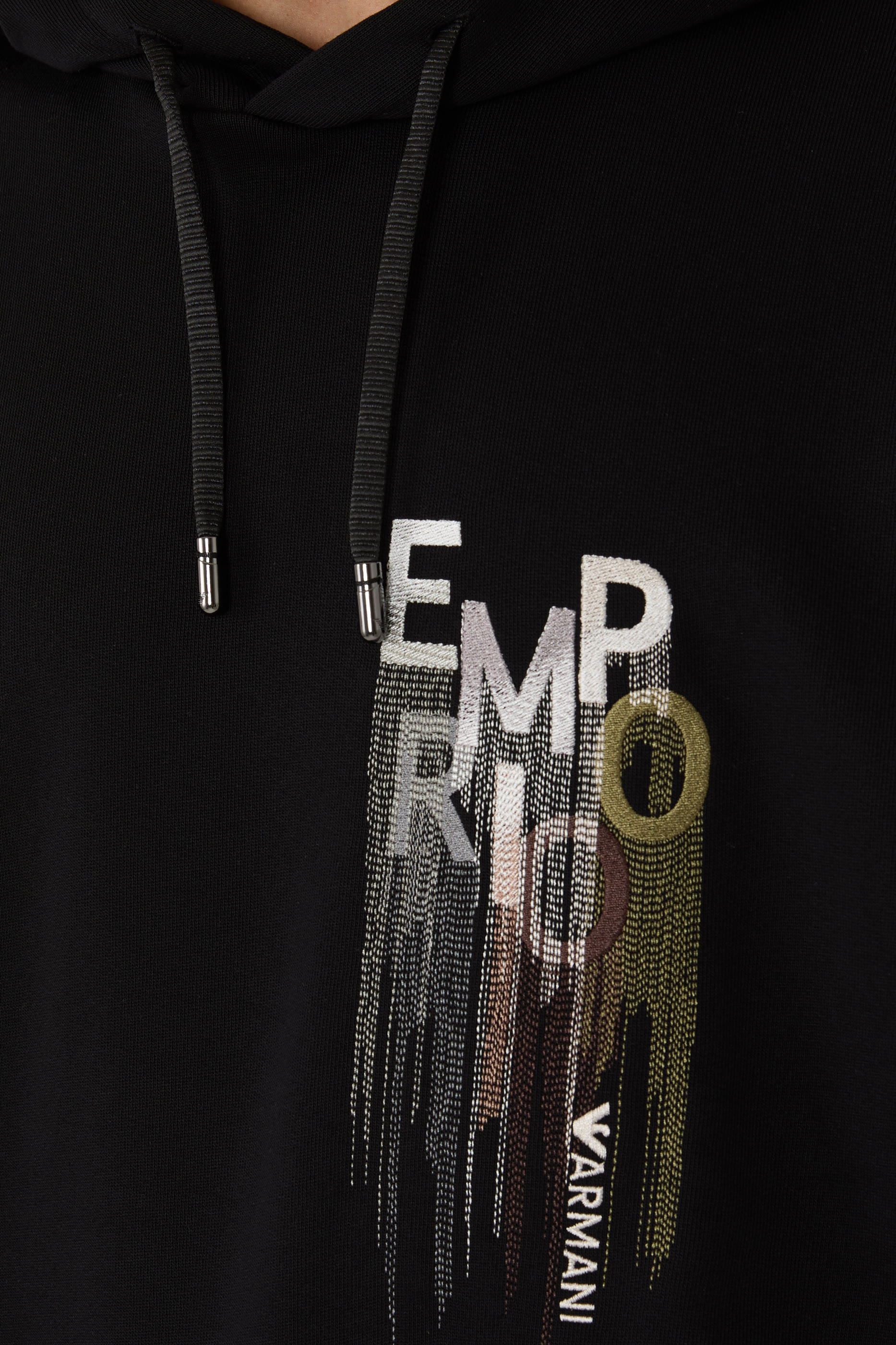 Embroidered Logo Hoodie