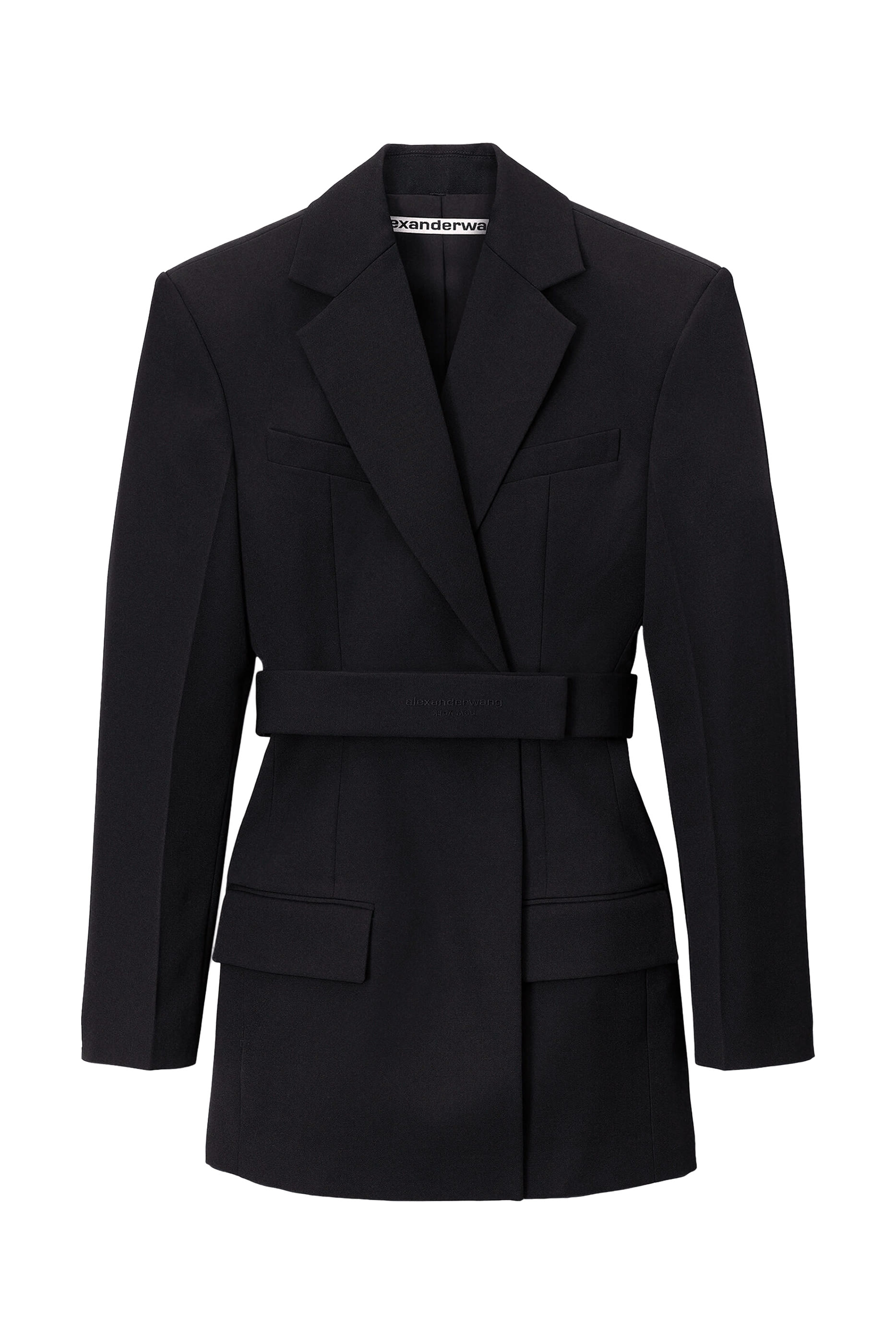 Logo Belted Blazer Dress 