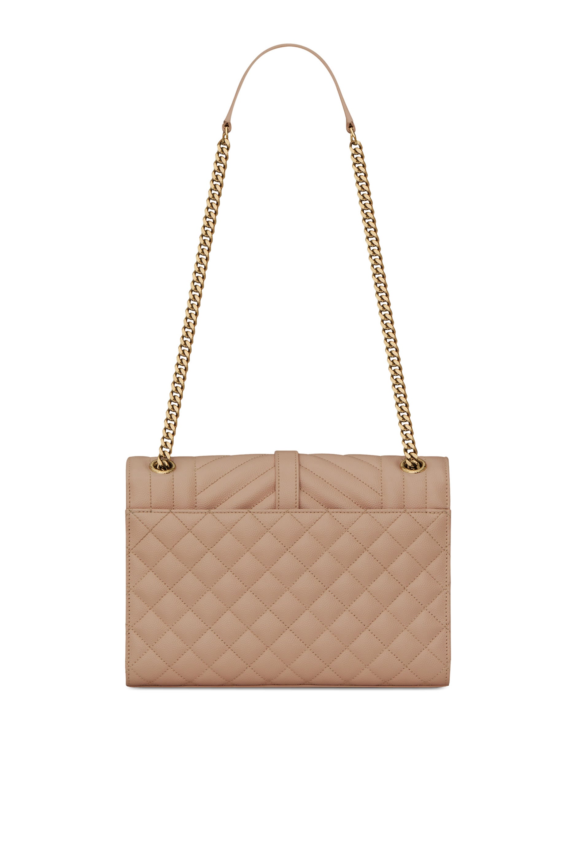 Enveloppe Medium Bag In Mix Matelassé Grain De Poudre Embossed Leather