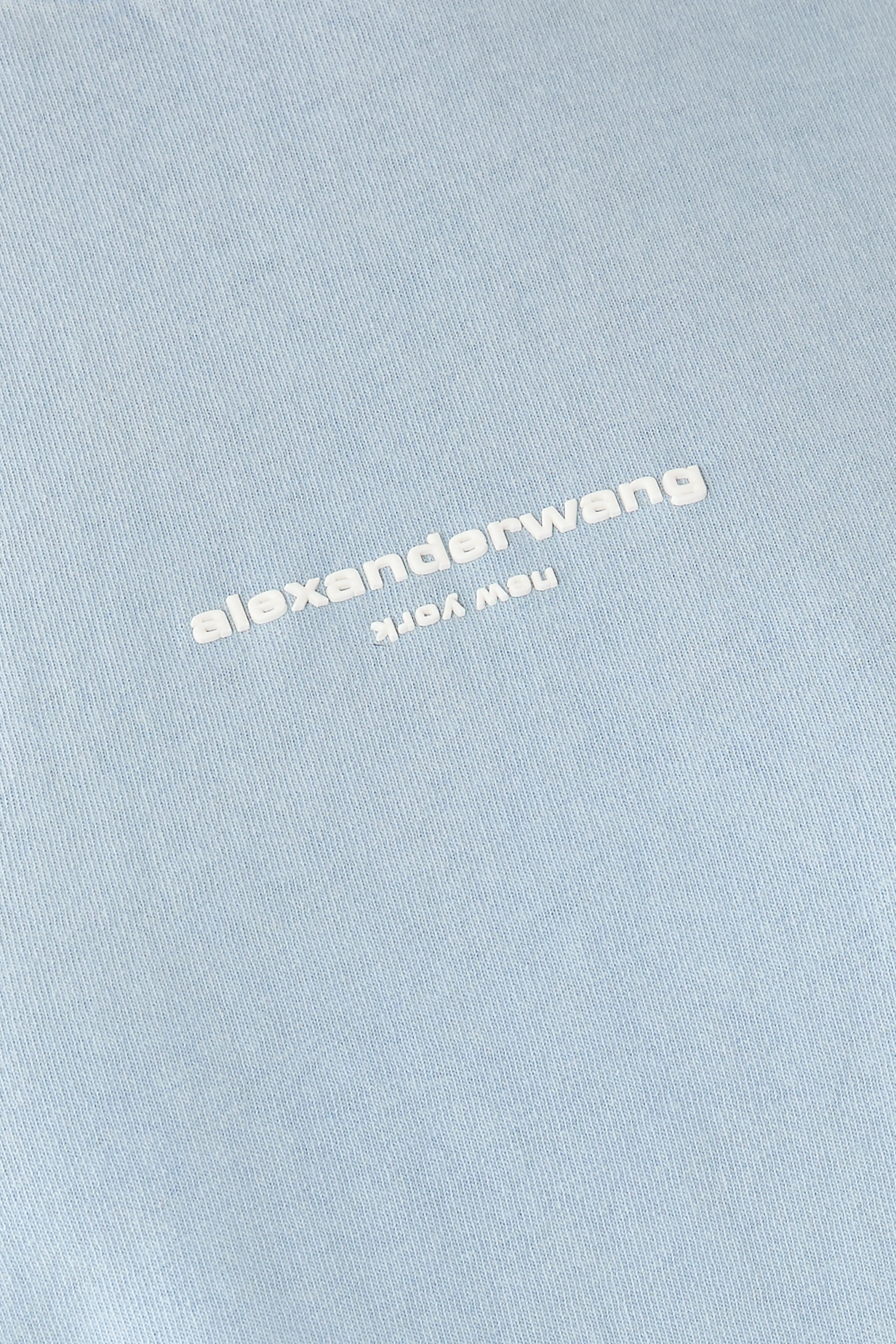 Logo Print Shrunken Short Sleeve T-Shirt 