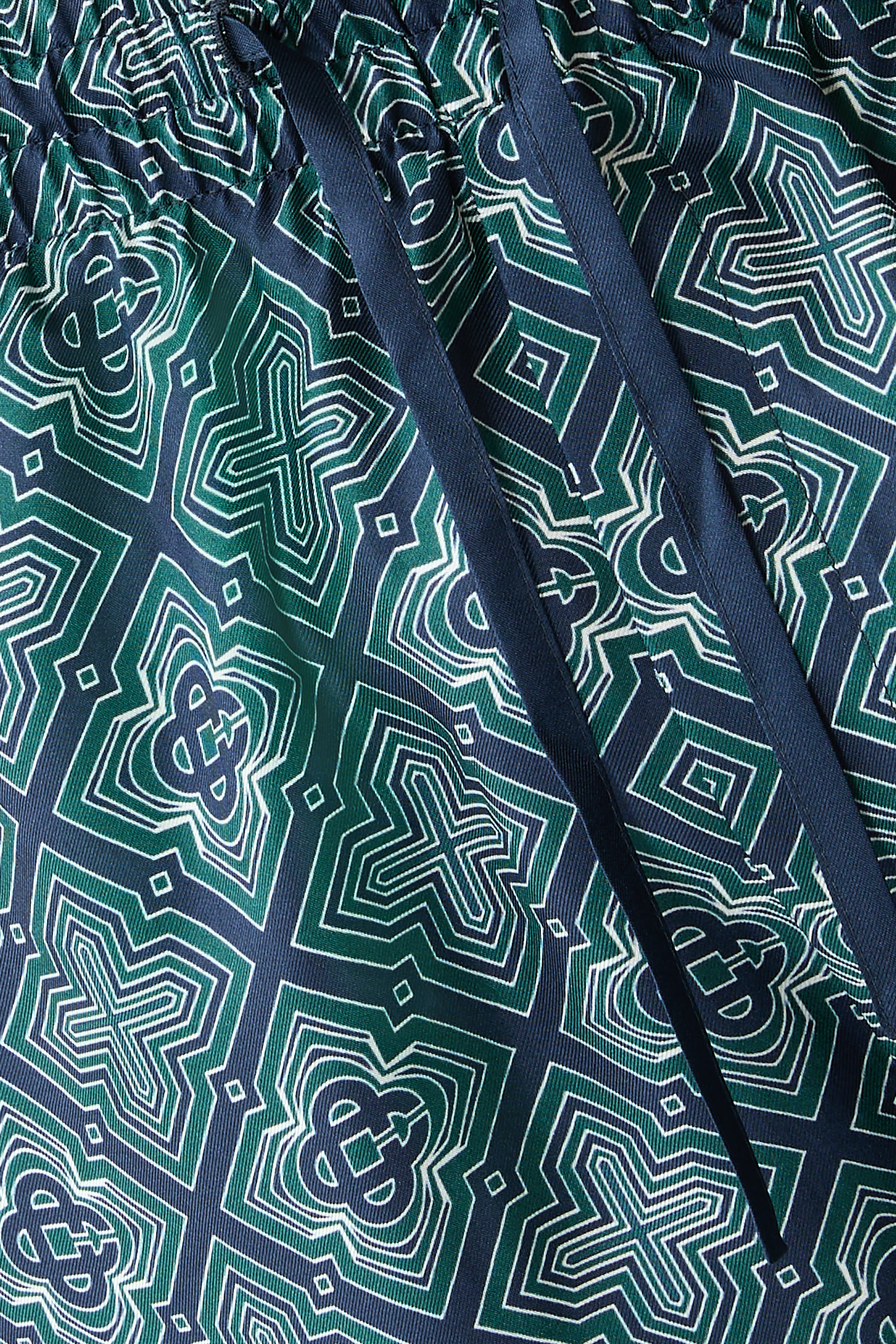 Hotel Emblem Silk Shorts
