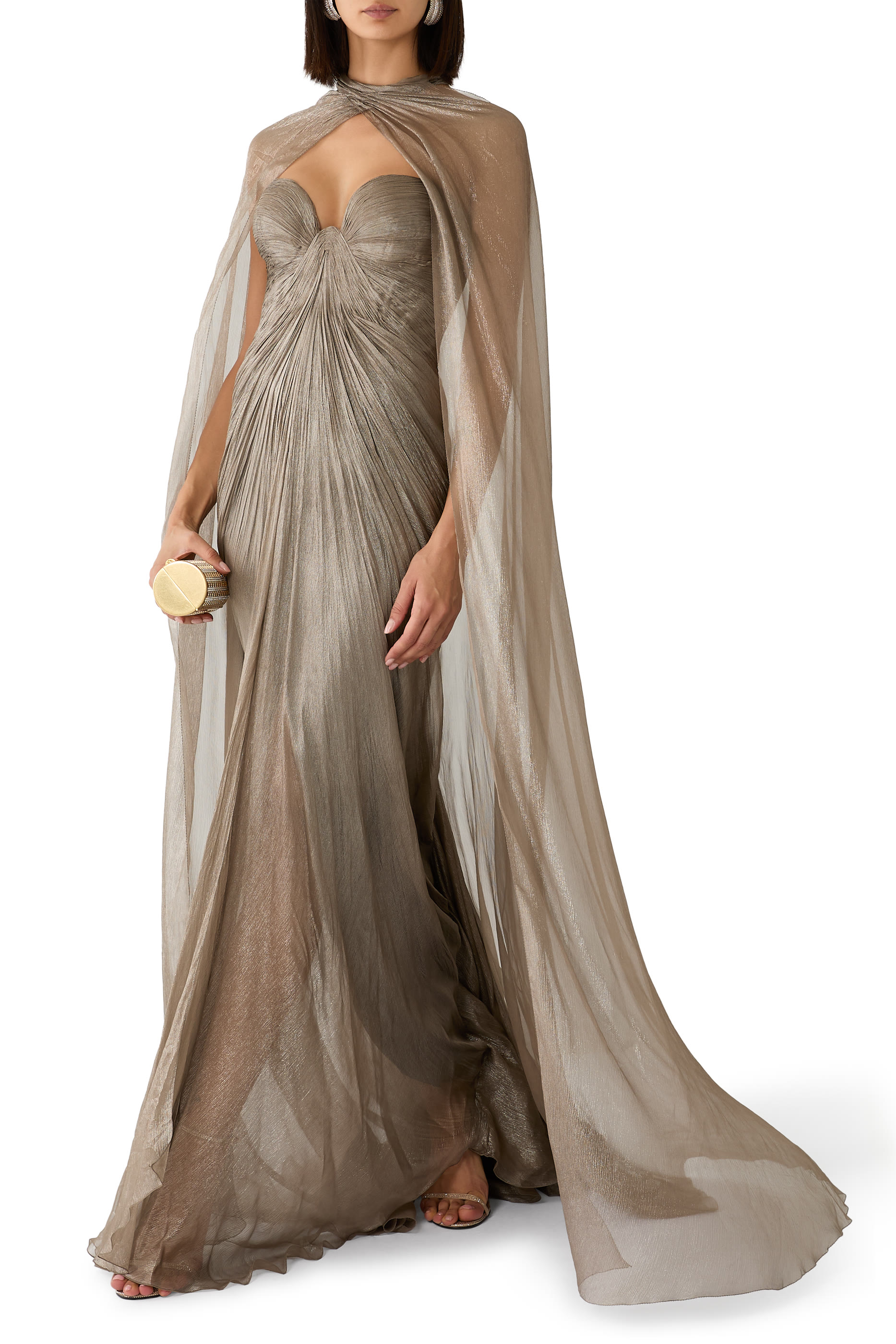 فستان سهرة ساليما بلا حمالات