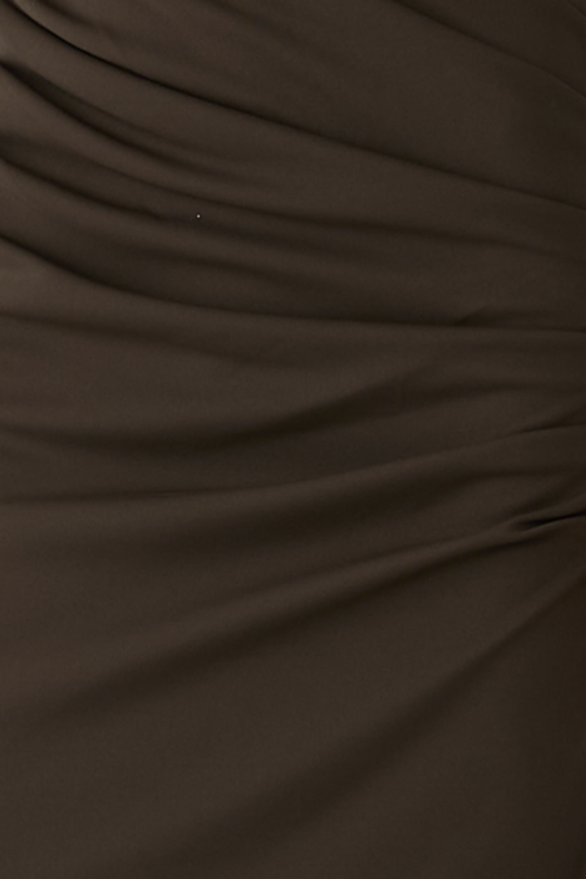 Draped One-Shoulder Dress