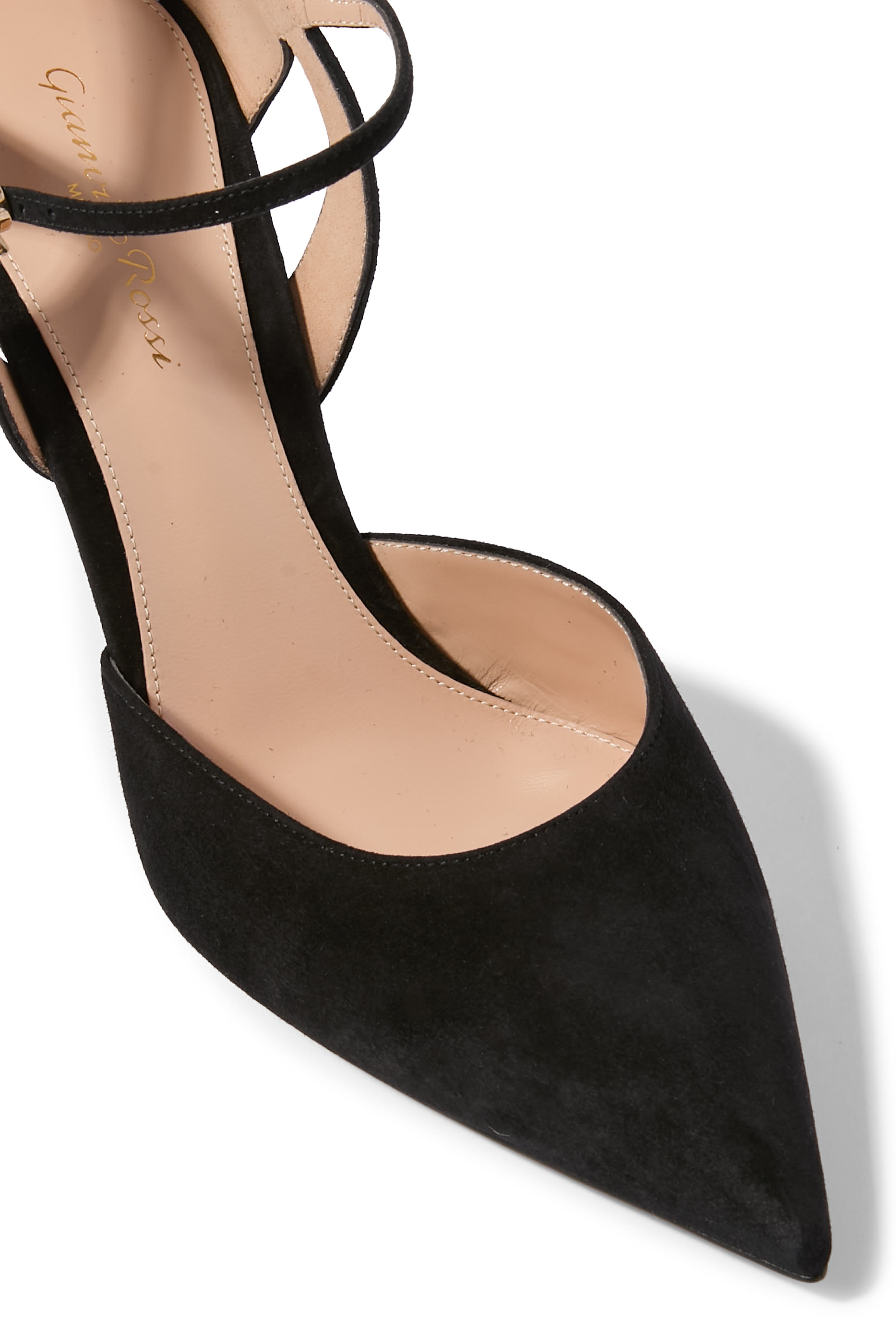 Charlotte 95 Pumps in Suede Leather