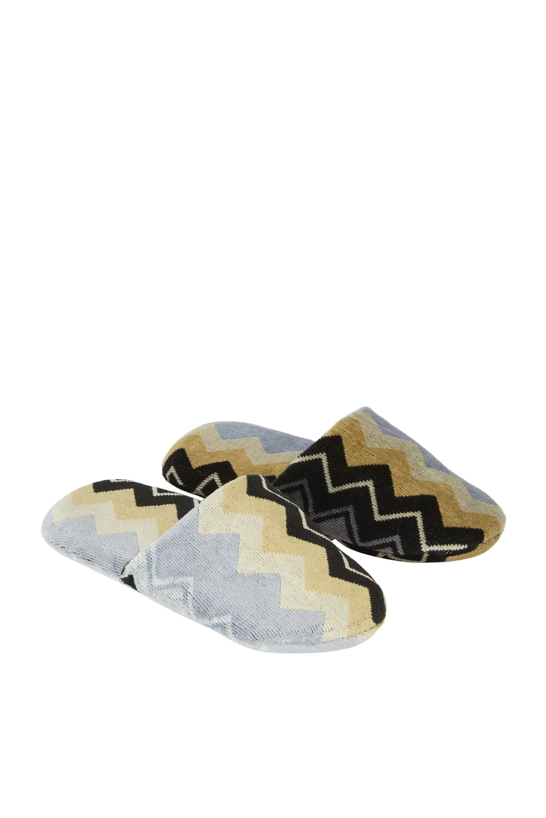 Giacomo Cotton Terry Chevron Slippers