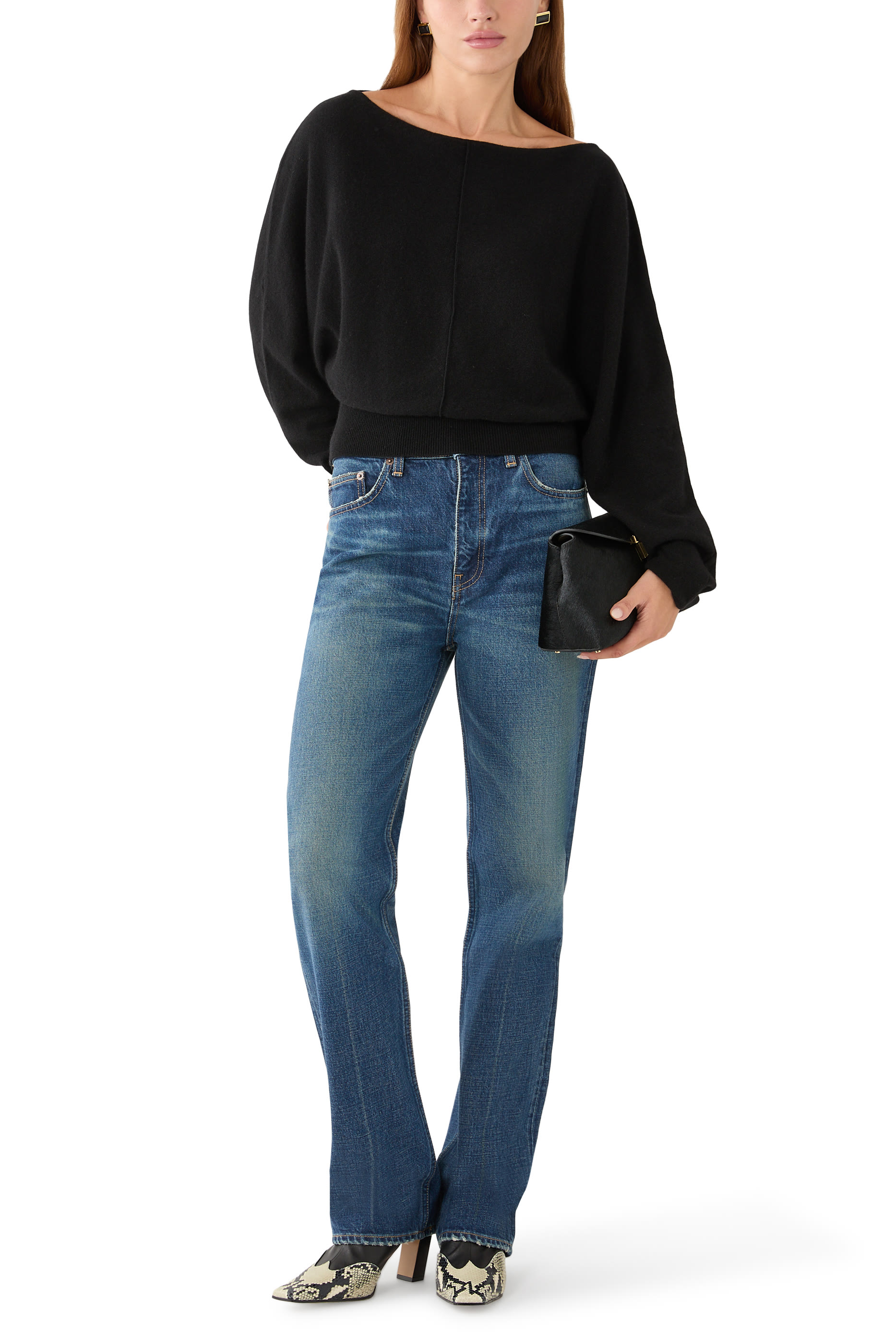 Classic Slim Denim Full Length Jeans