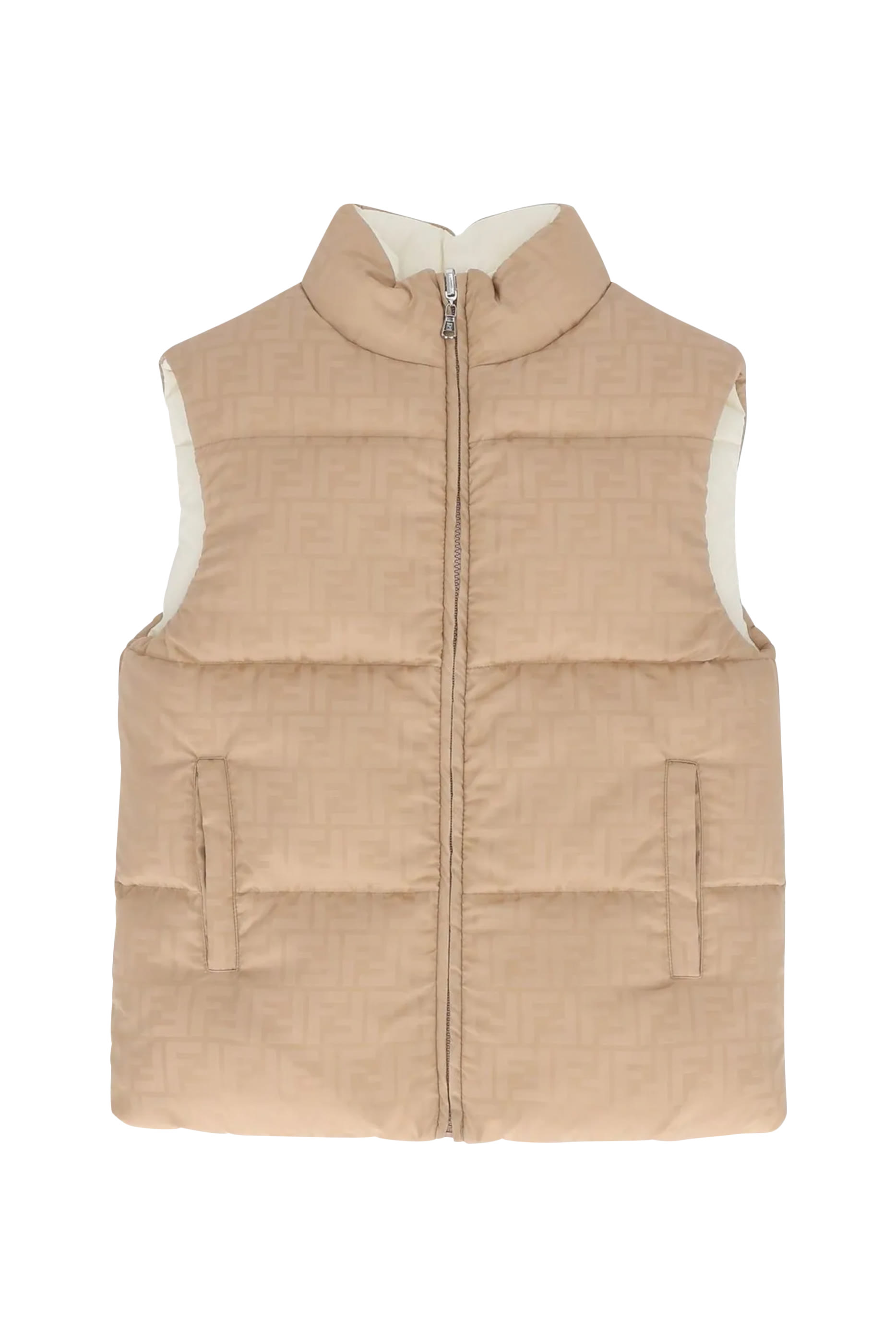 Kids  Reversible FF Jacquard Gilet