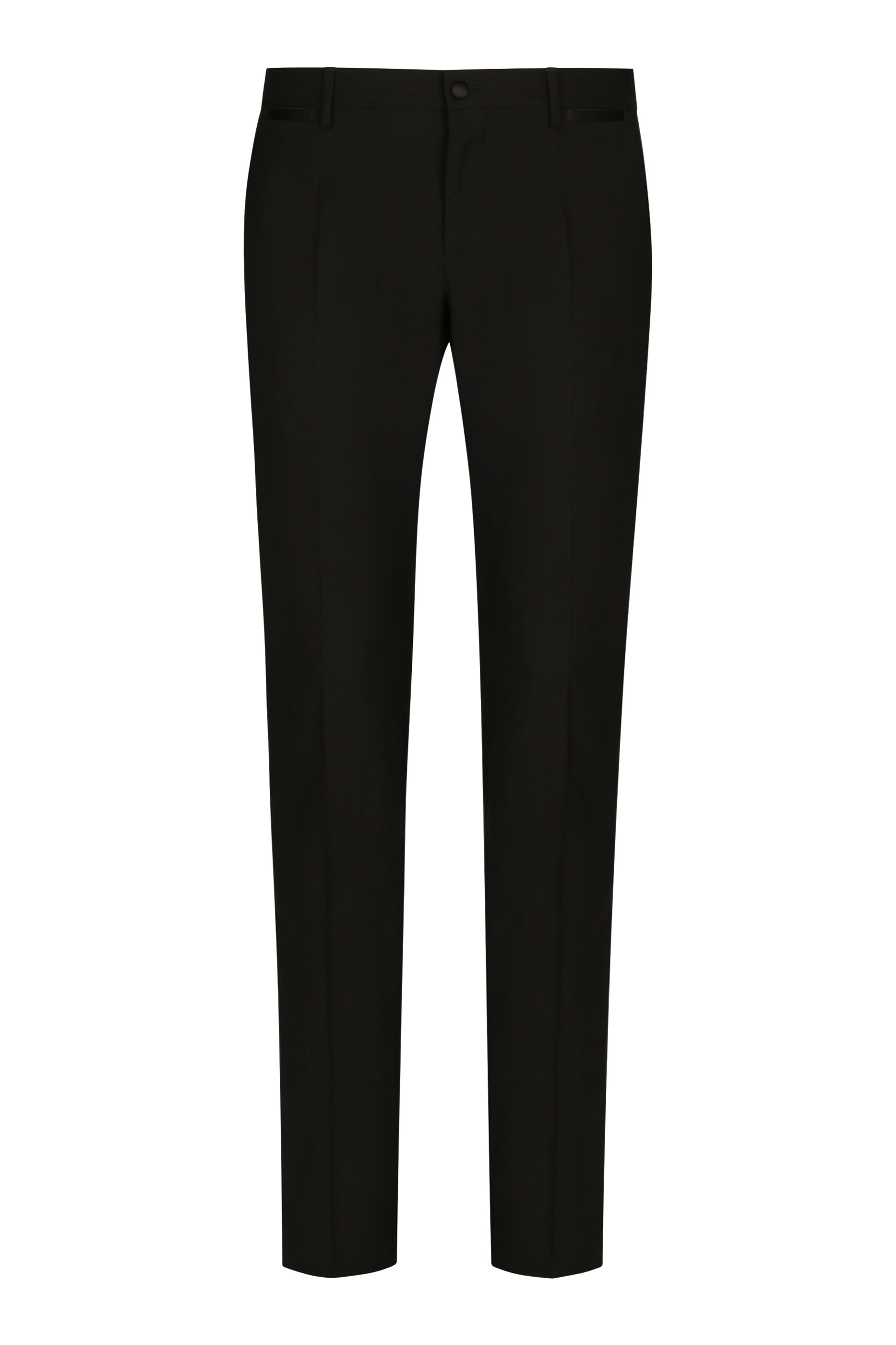 Stretch Wool Tuxedo Pants 