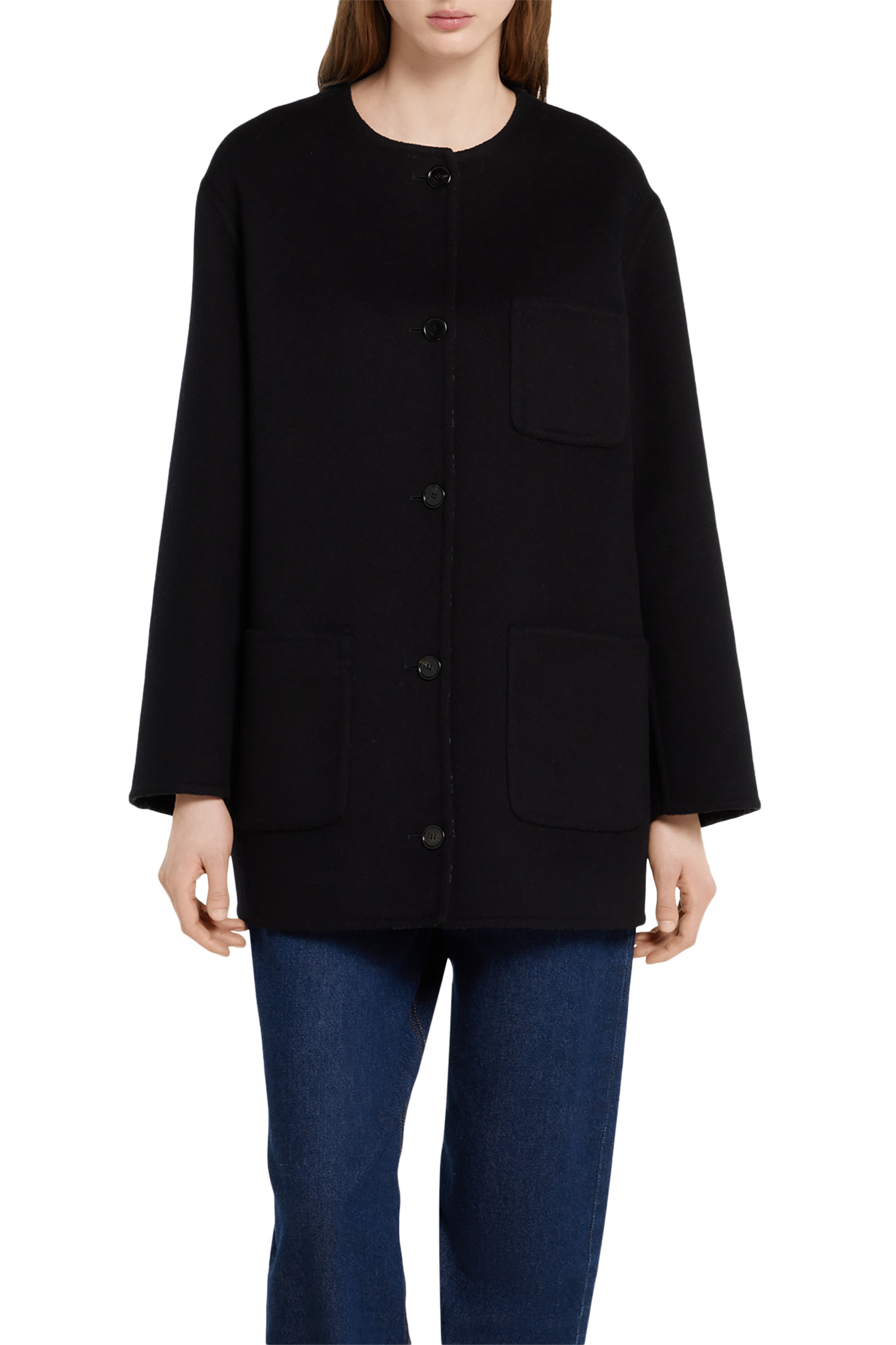 Reversible Wool Silk Jacket