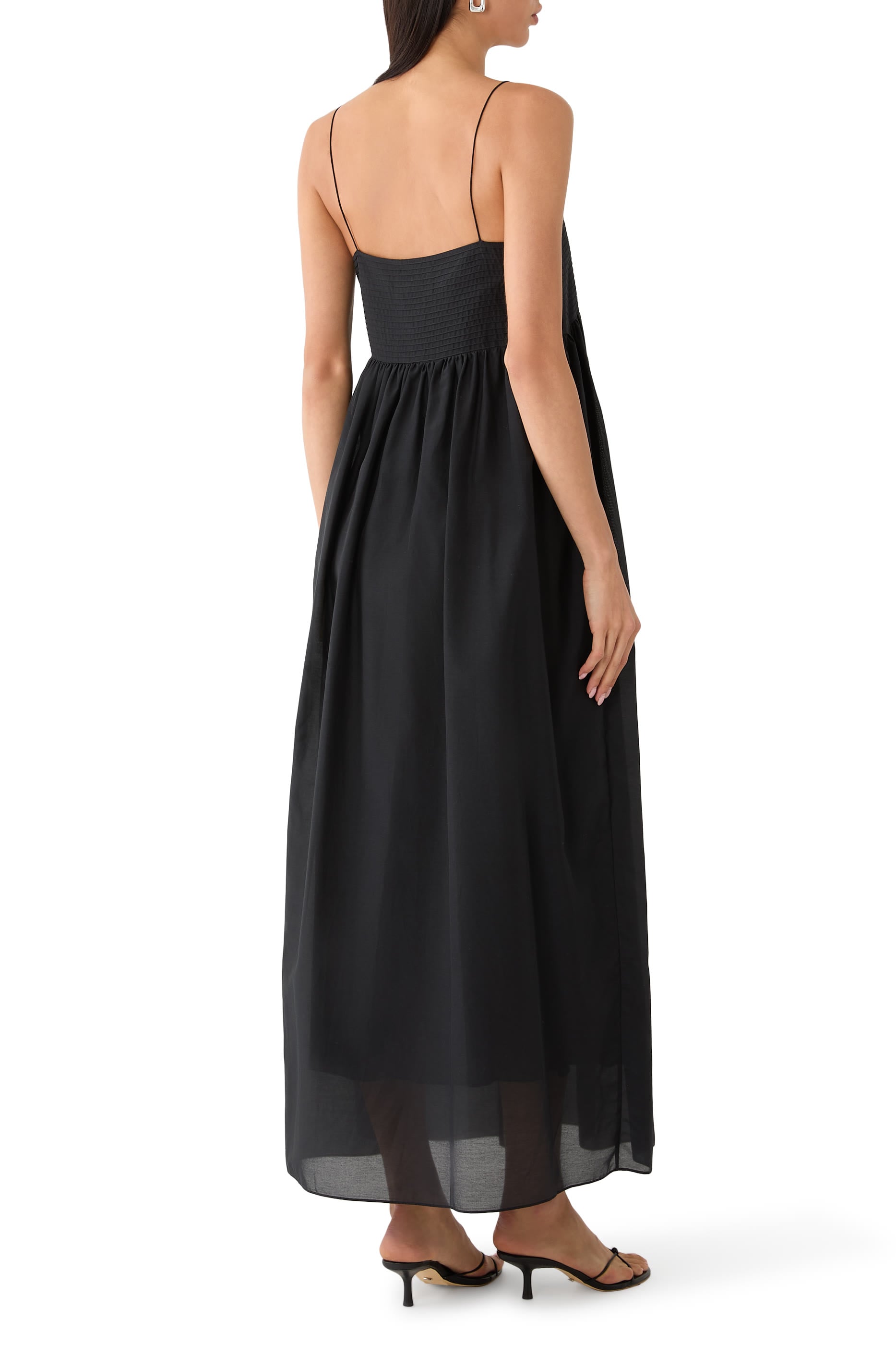 Empire Pintuck Bodice Dress